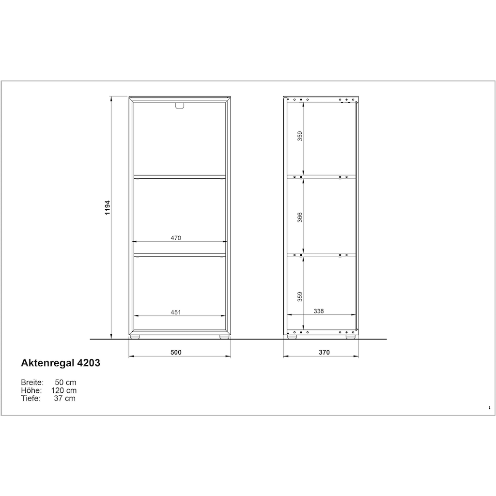 GERMANIA Büro-Set »GW-Monteria«, (Set, 5 tlg.)