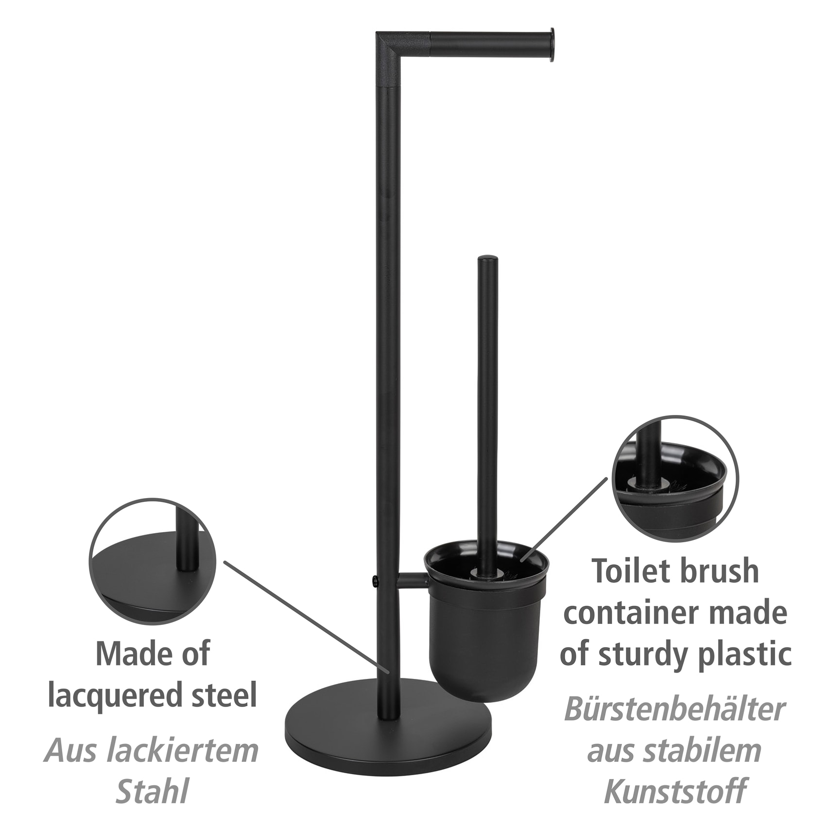 WENKO WC-Garnitur »Parus« aus Stahl