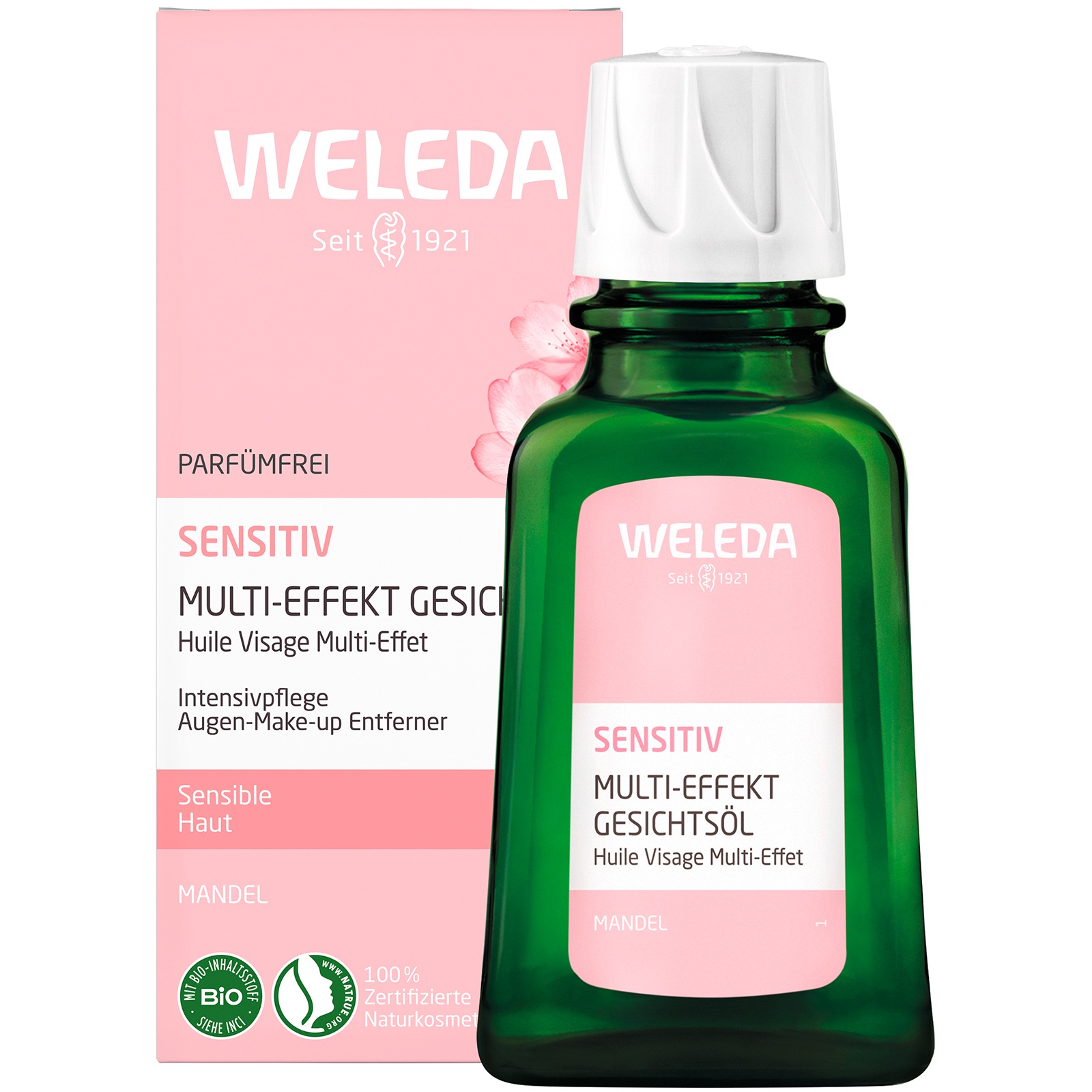 WELEDA Damen Gesichtsöl "Weleda Sensitiv Multi-Effekt Gesichtsöl Mandel", 50ml 156 gweiß, neutral, Hautpflegemittel