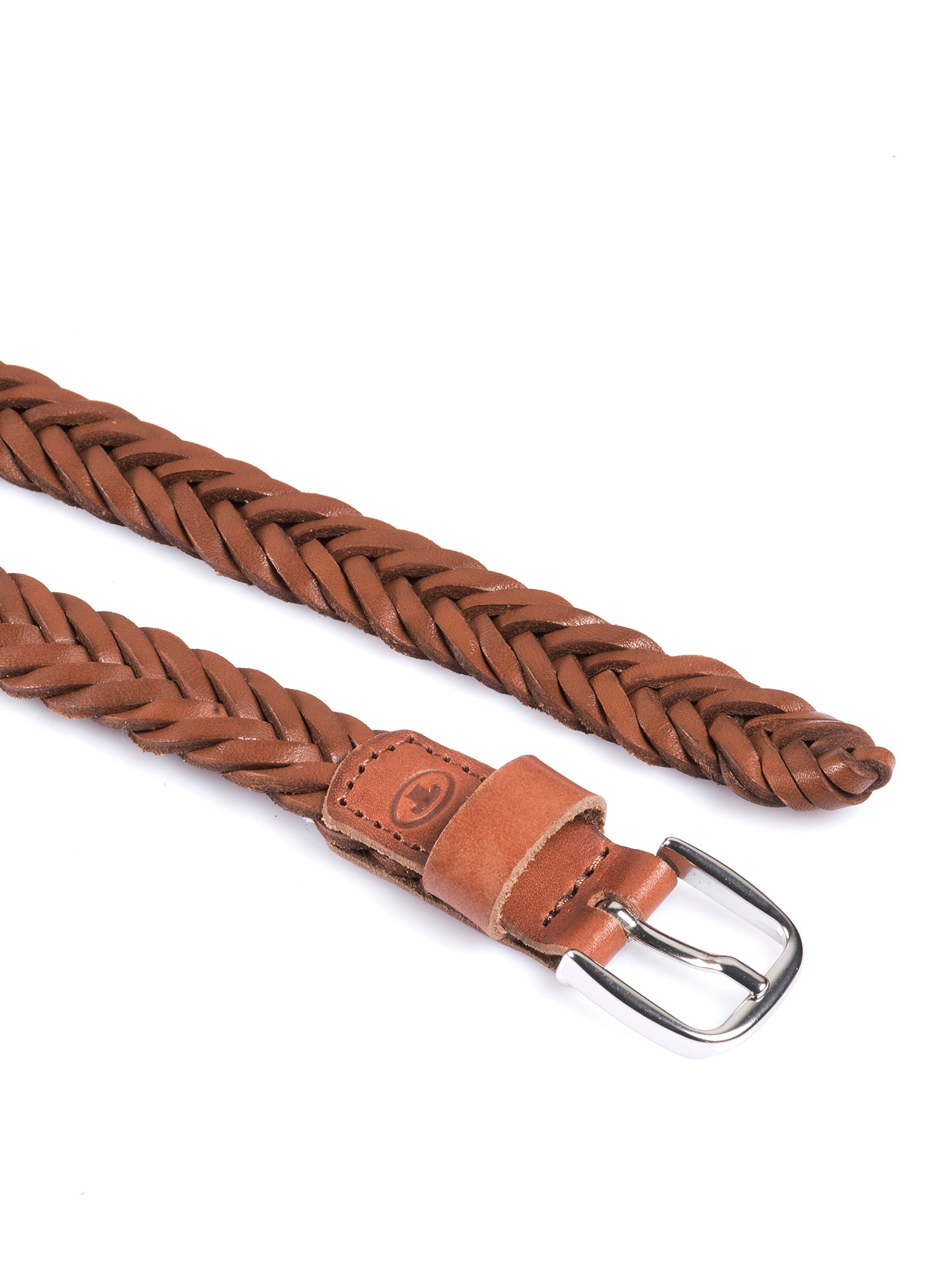 TOM TAILOR Flechtgürtel »TTCLAUDETTE«, 2 cm breiter Damengürtel, stufenlos verstellbar, Echtleder