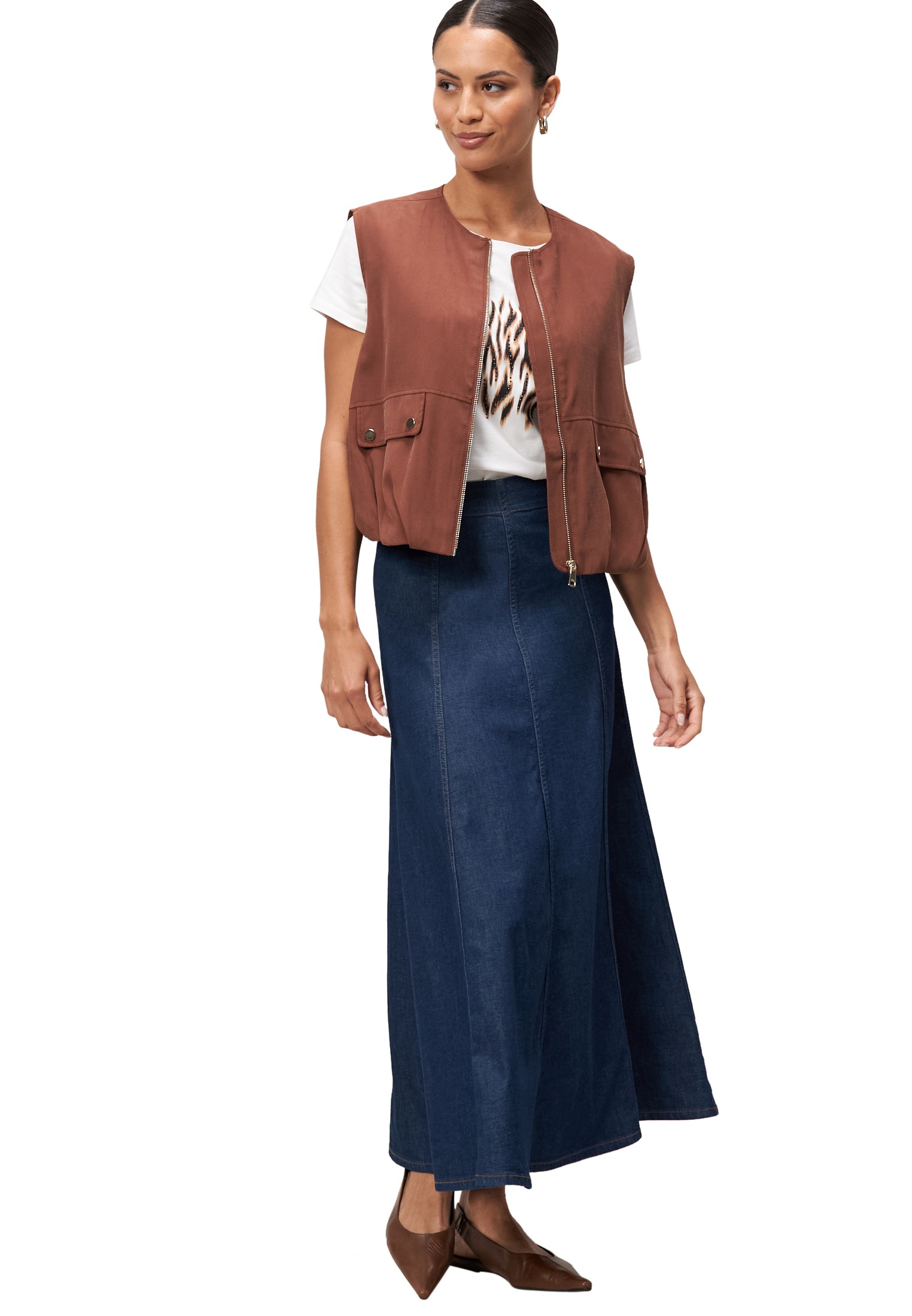 Zero Jackenblazer "Damen Cargo-Weste mit Reißverschluss" weiteres Detail günstig online kaufen