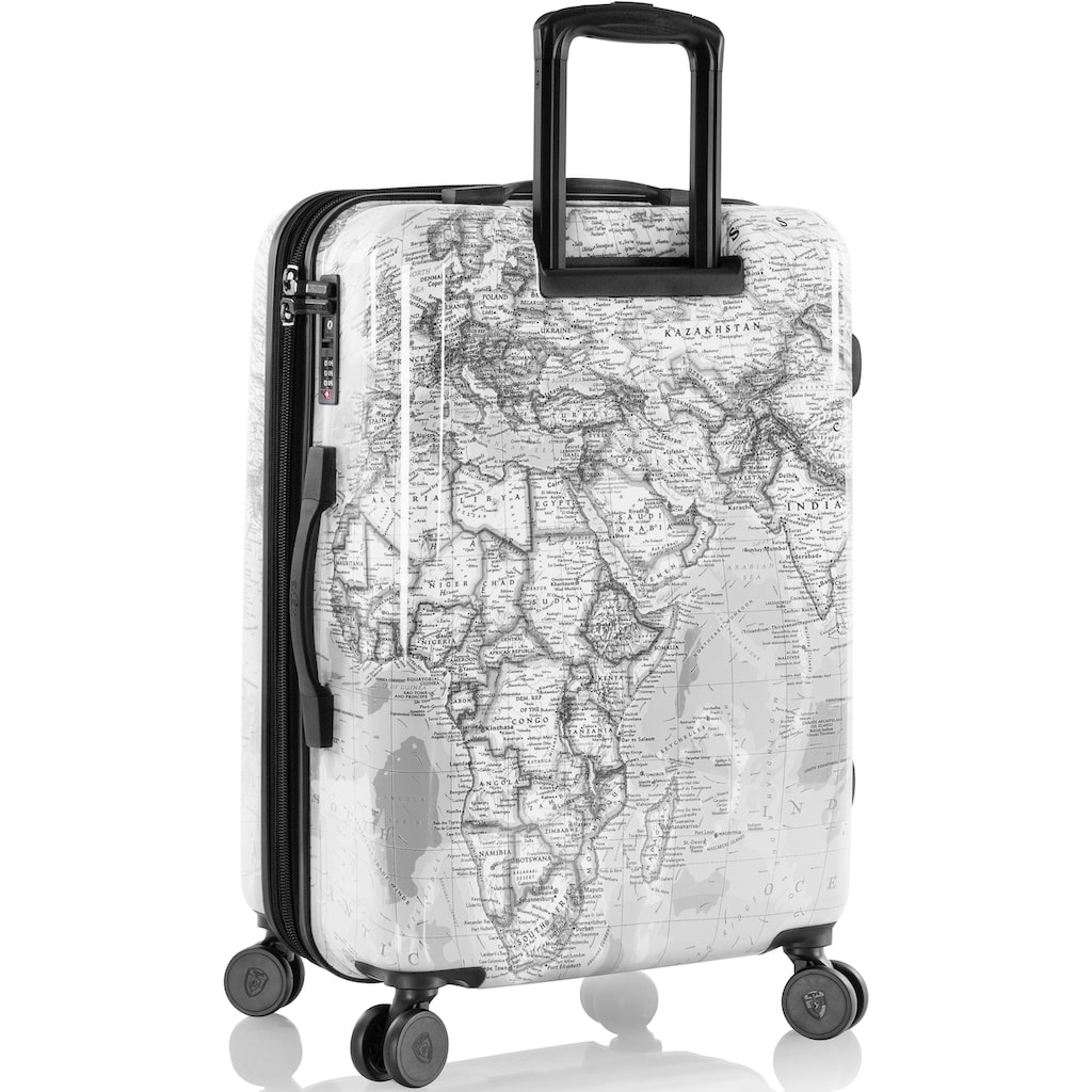 Heys Hartschalen-Trolley »Journey 3G schwarz/weiß, 66 cm«, 4 Rollen