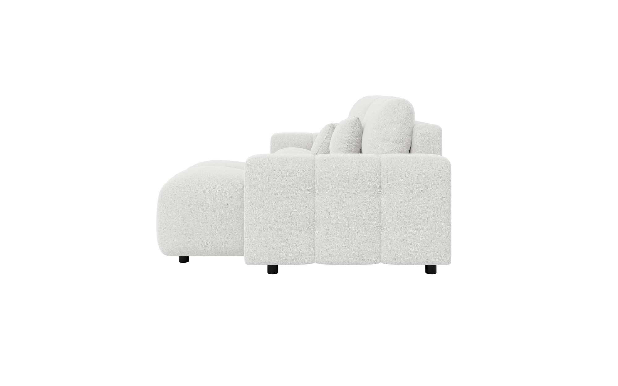 INOSIGN Ecksofa »FELICI, Schlafsofa 233cm, L-Form mit Recamiere beidseitig montierbar«, Designsofa mit Bettfunktion und Bettkasten, Maße B/T/H: 233/142/88 cm
