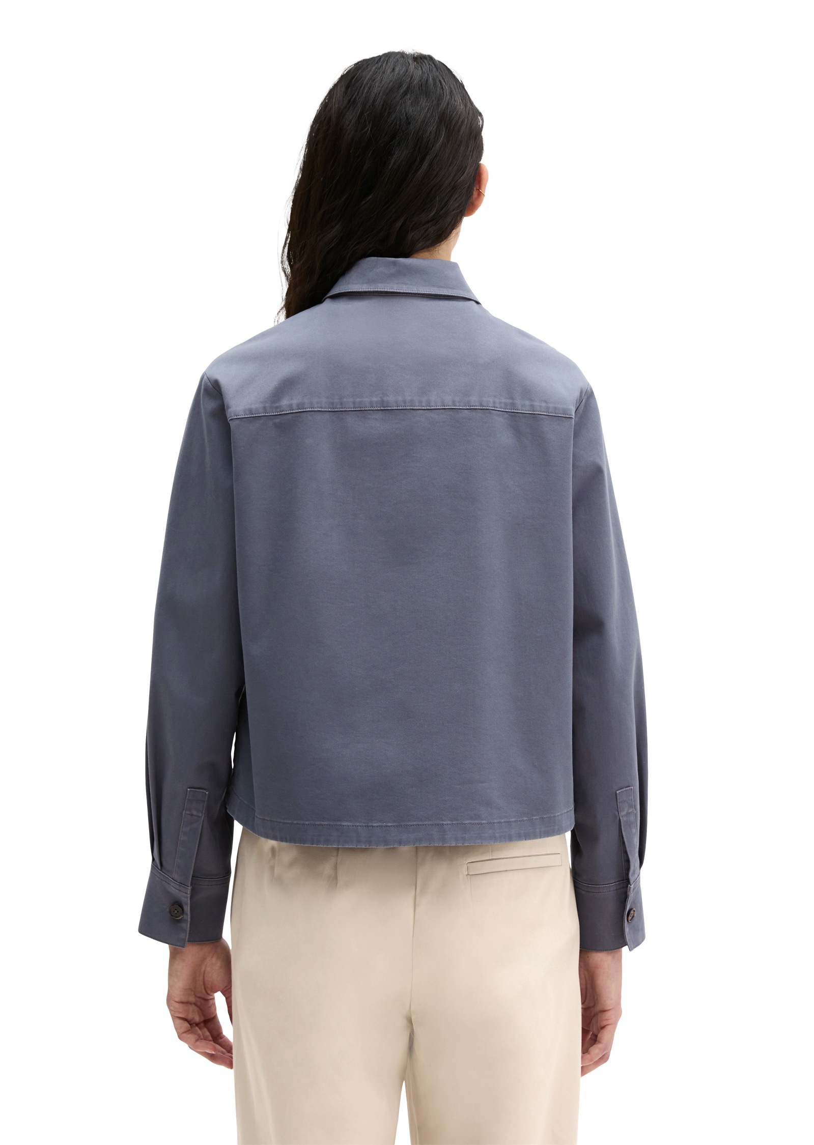 Marc O'Polo Kurzjacke »aus Brushed Cotton Twill« ohne Kapuze