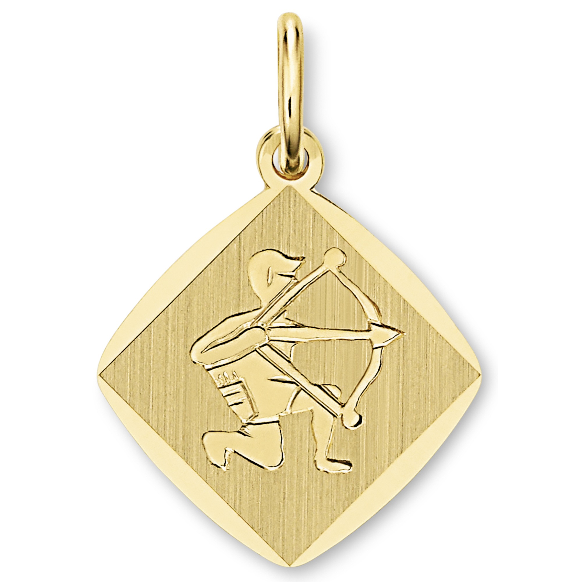 Sternzeichenanhänger ONE ELEMENT "Sternzeichen Anhänger aus 333 Gelbgold", gold, Schmuckanhänger, Damen, Schuetze, Steinbock, Gelbgold 333 Gold, Gelbgold 333, Gold, Individuell & symbolisch – ein liebevolles Geschenk für besondere Menschen