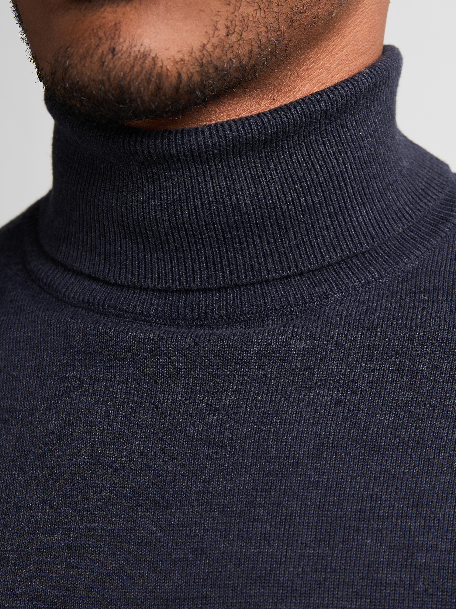 Petrol Industries Rollkragenpullover »Men Knitwear Collar Basi«, Pflegeleichter Materialmix mit Baumwollanteil