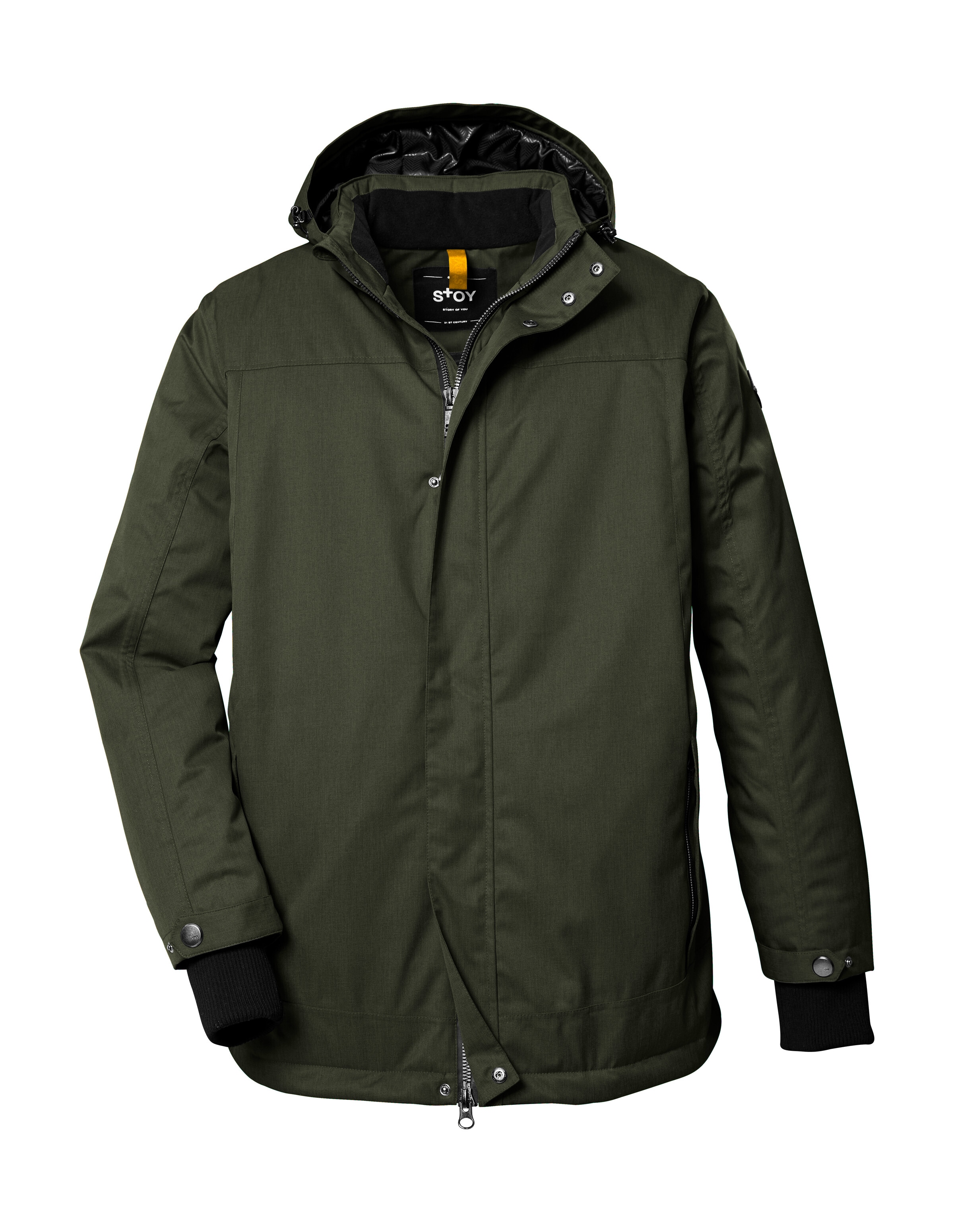 STOY Outdoorjacke "STW 18 MN JCKT" Wasserdichte, atmungsaktive STOY-Jacke mit abnehmbarer Kapuze
