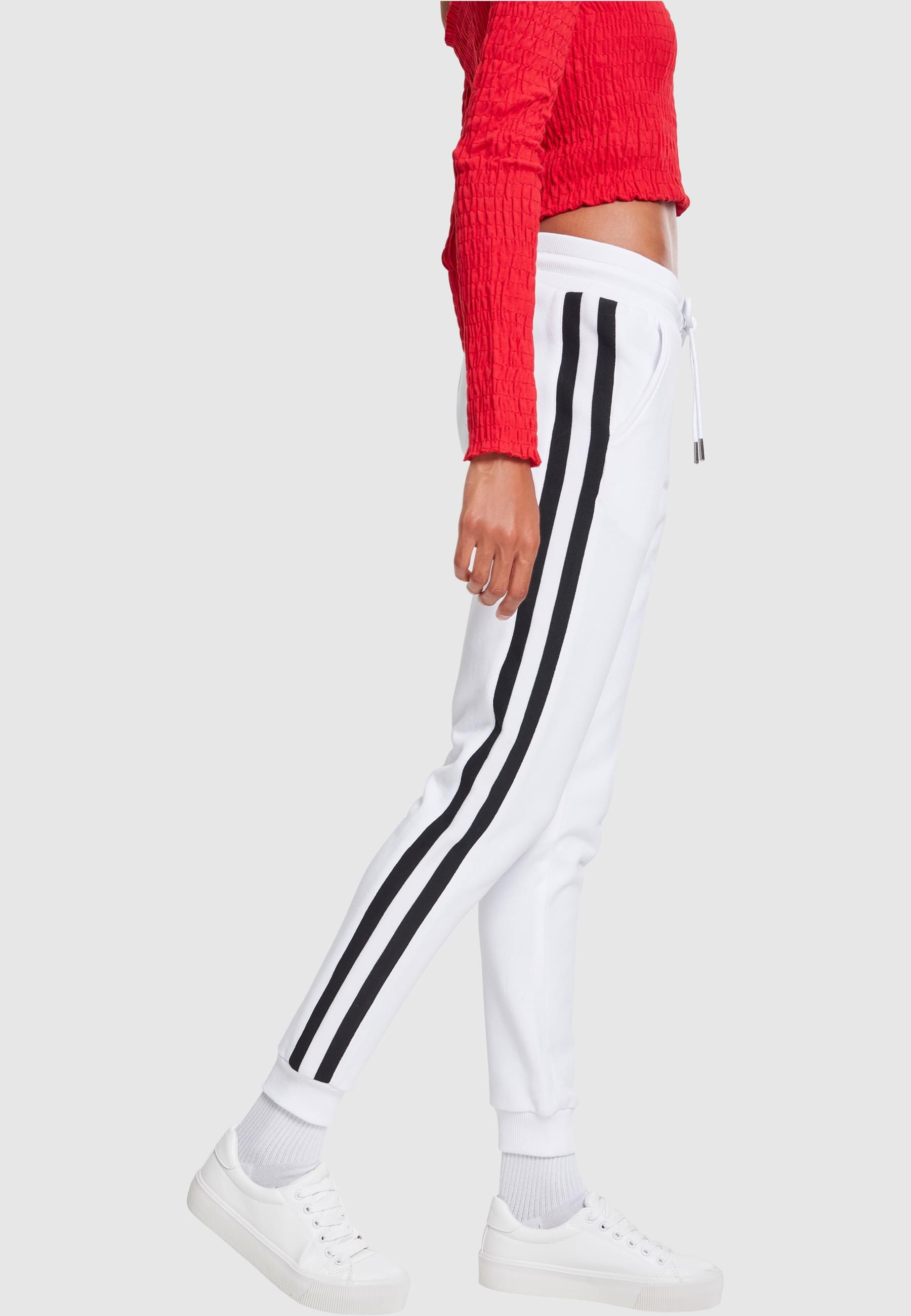 URBAN CLASSICS Jogginghose »Urban Classics Damen Ladies College Contrast Sweatpants«, (1 tlg.)