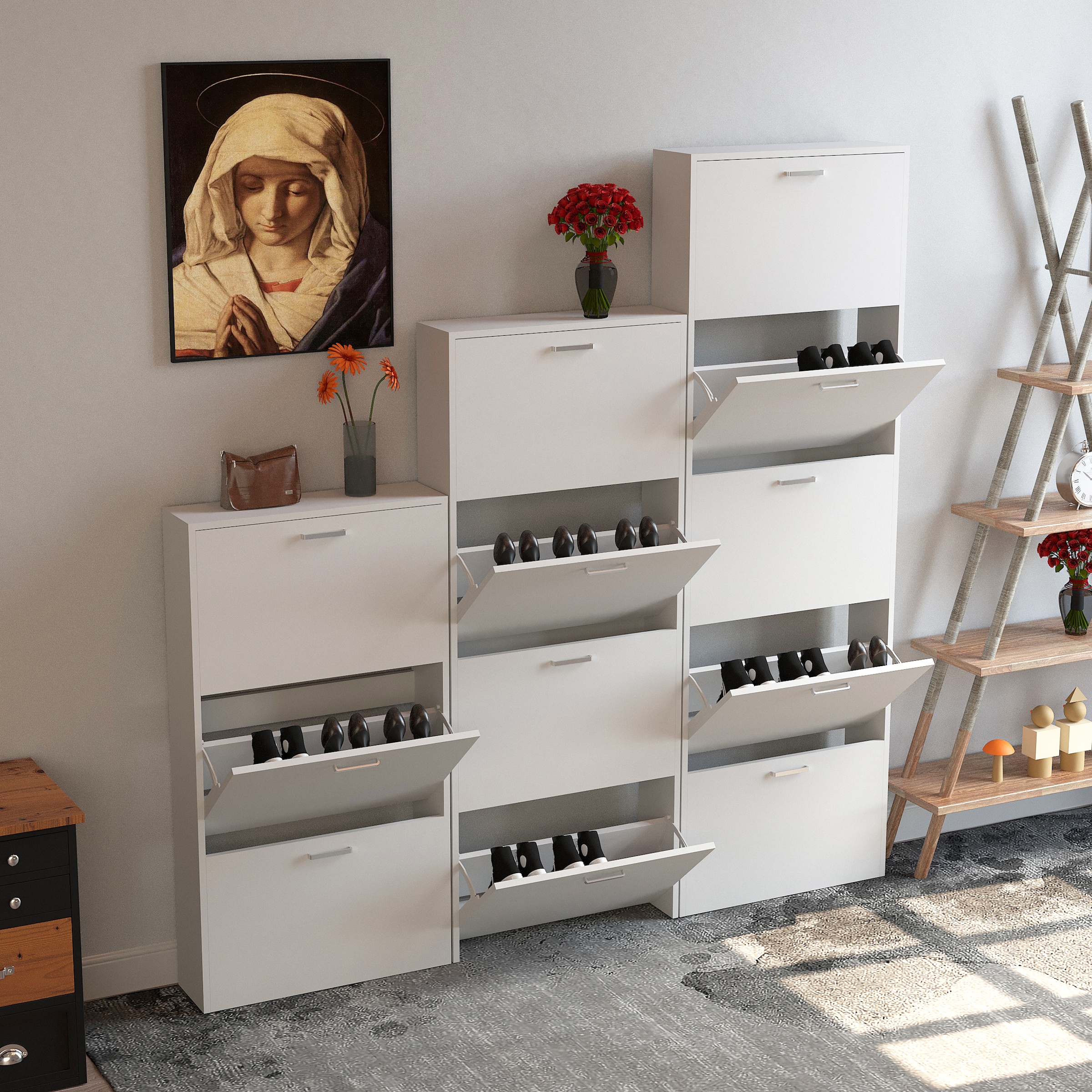 VCM Schuhschrank »Holz Regal Schuhschrank Schuhkipper Sulos M«