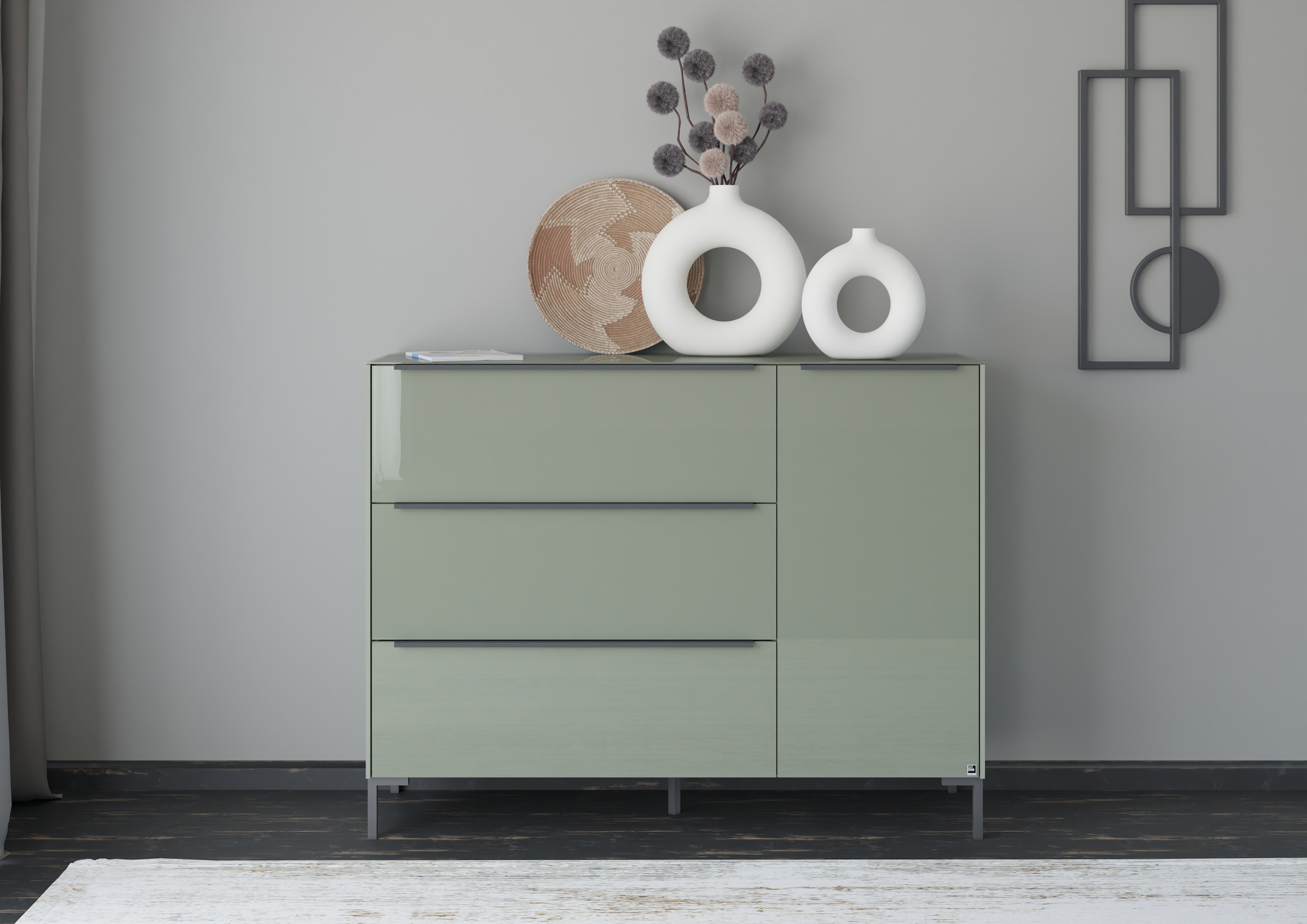 set one by Musterring Sideboard "Reno" 1 Stk. tlg. Mit Winkelfuß in diversen Farben, 108 cm Höhe & Farbauswahl