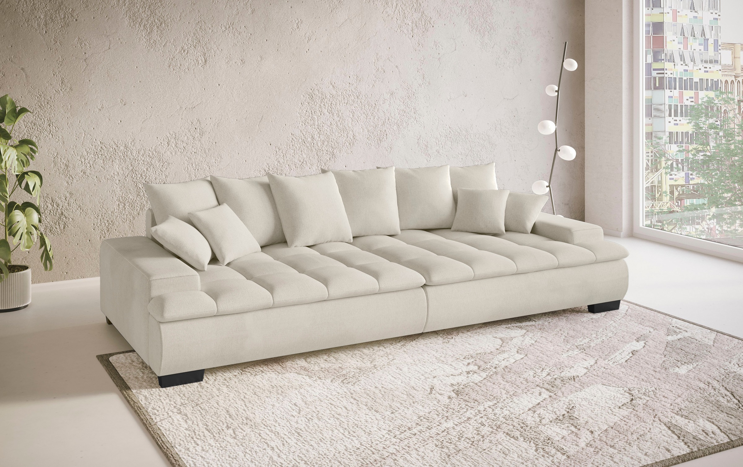 Mr. Couch Big-Sofa »Haiti II«, Wahlweise mit Kaltschaum - bis 140 kg belastbar