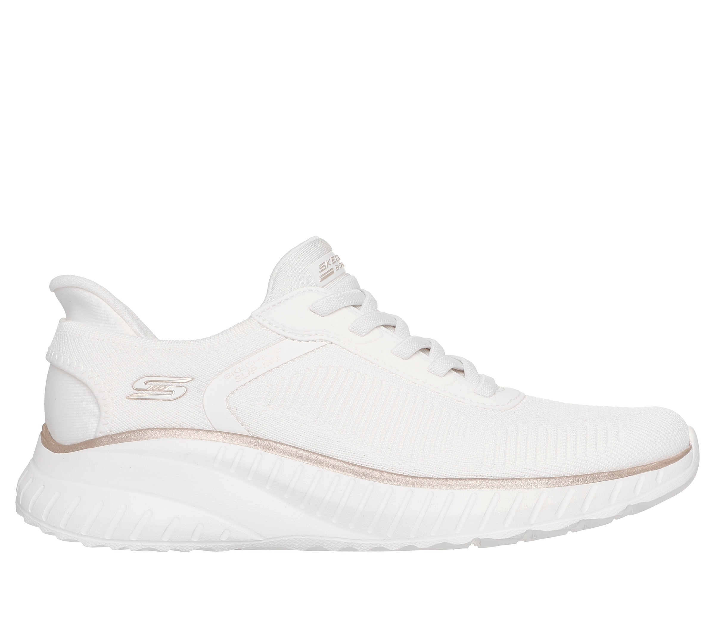 Skechers Slip-On Sneaker »BOBS SQUAD CHAOS-CURRENT MUSE«  , Slipper, Freizeitschuh in veganer Verarbeitung