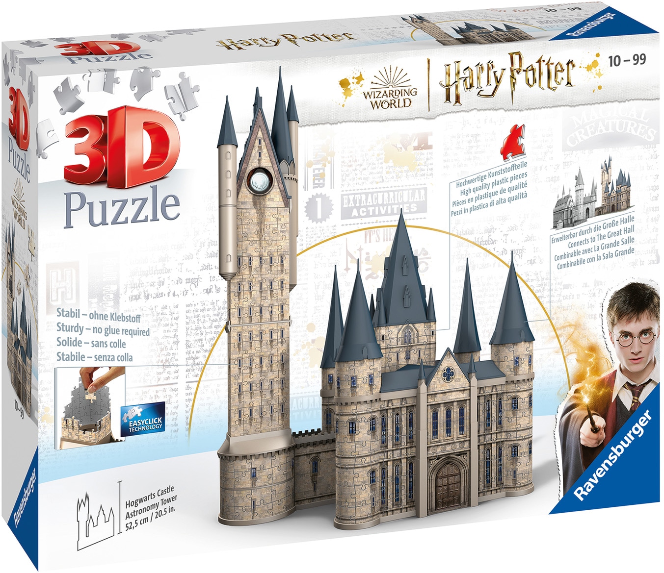 Ravensburger 3D-Puzzle »Harry Potter Hogwarts Schloss - Astronomieturm«, (615 tlg.), Made in Europe, FSC® - schützt Wald - weltweit