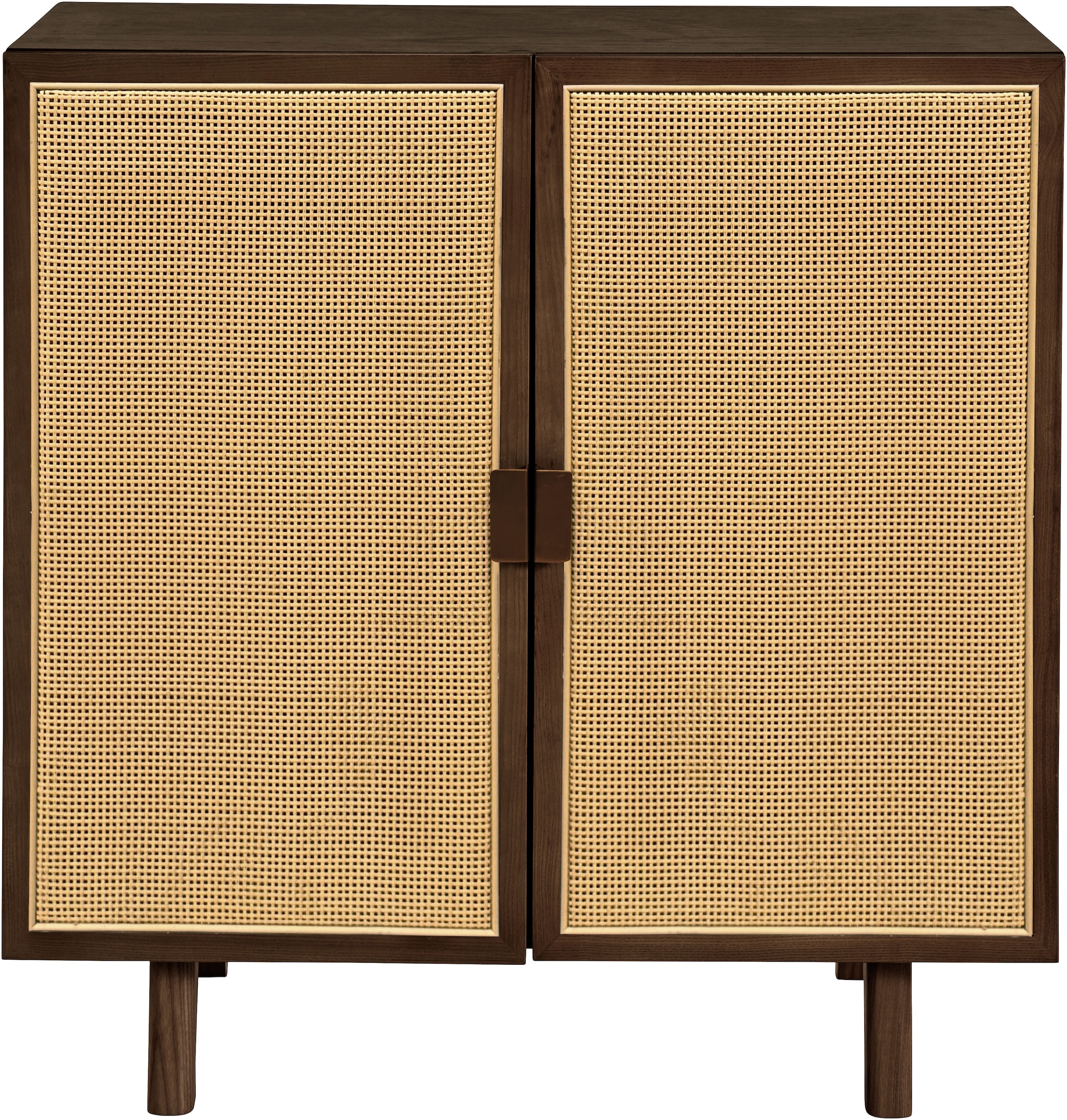 LeGer Home by Lena Gercke Sideboard »Lina« TOPSELLER! Viel Stauraum,  Mit Rattan Einsatz, 2 Innenfächer, teilmassiv