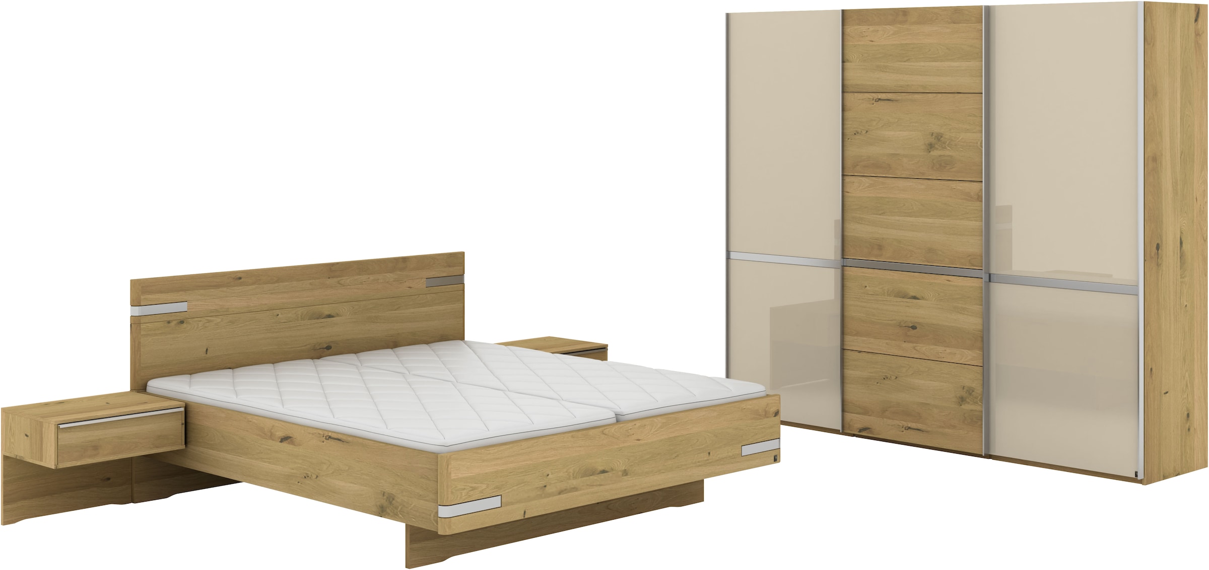 Musterring Schlafzimmer-Set "Savona, Kleiderschrank, Bett & Nachtkommoden, günstig online kaufen