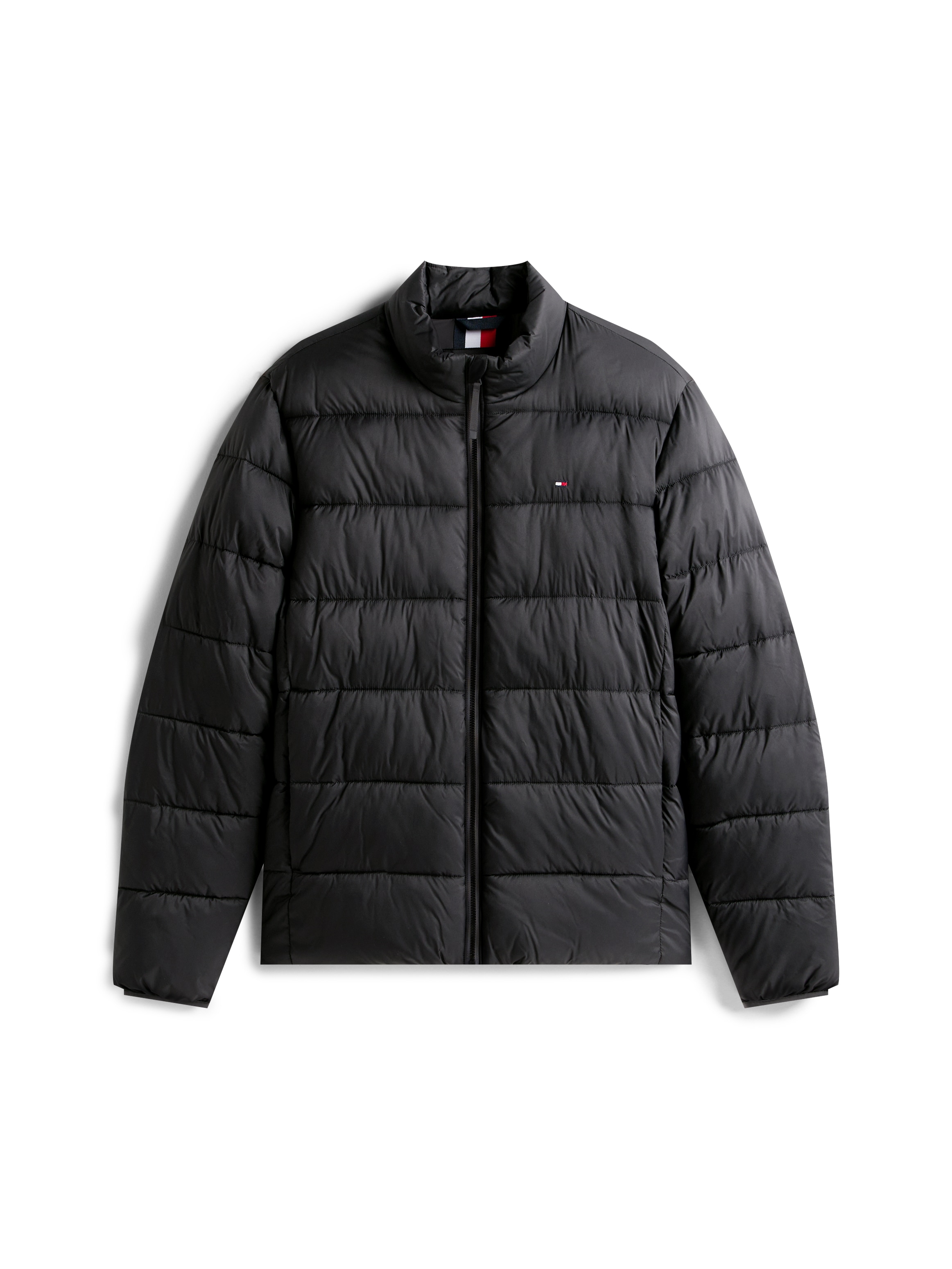 Tommy Hilfiger Steppjacke »MID WEIGHT STAND COLLAR«, ohne Kapuze, Winterjacke, Übergangsjacke