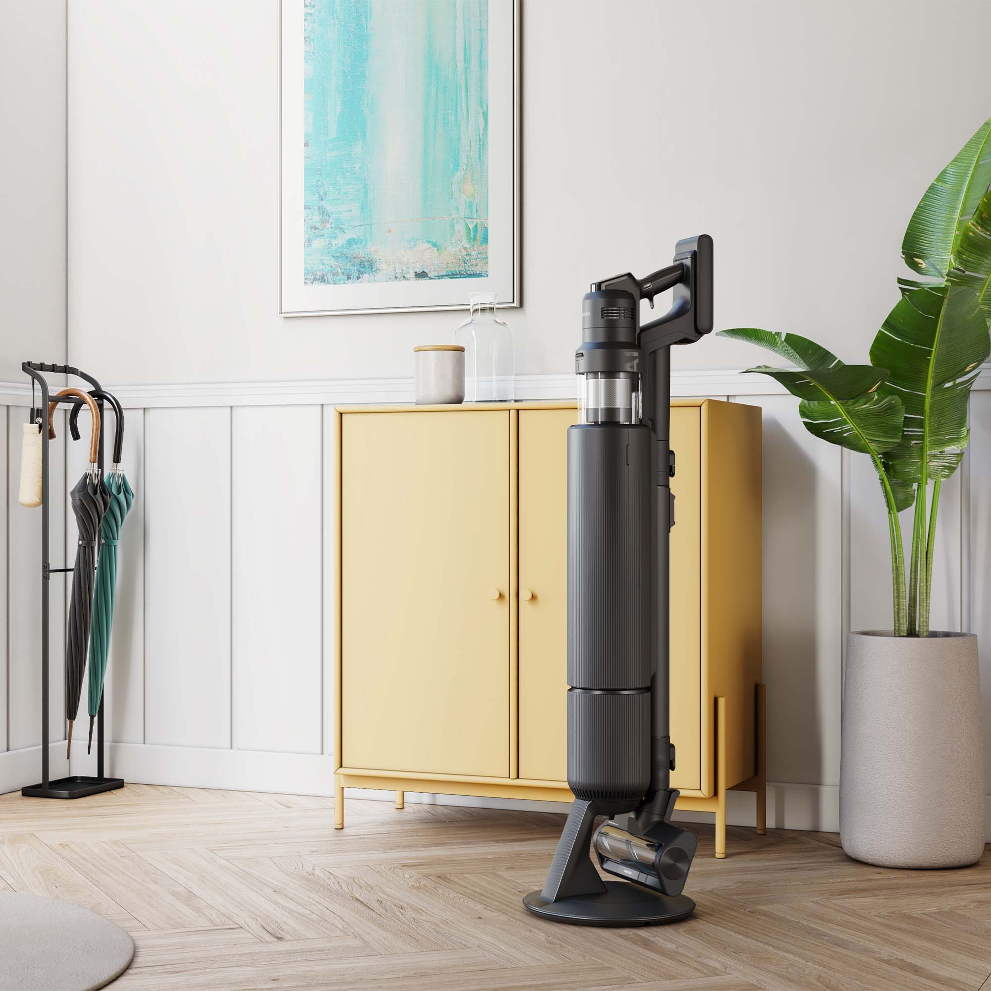Samsung Akku-Handstaubsauger »BESPOKE AI Jet Ultra Akku + CompleteClean, VS90F40EEK/WD«