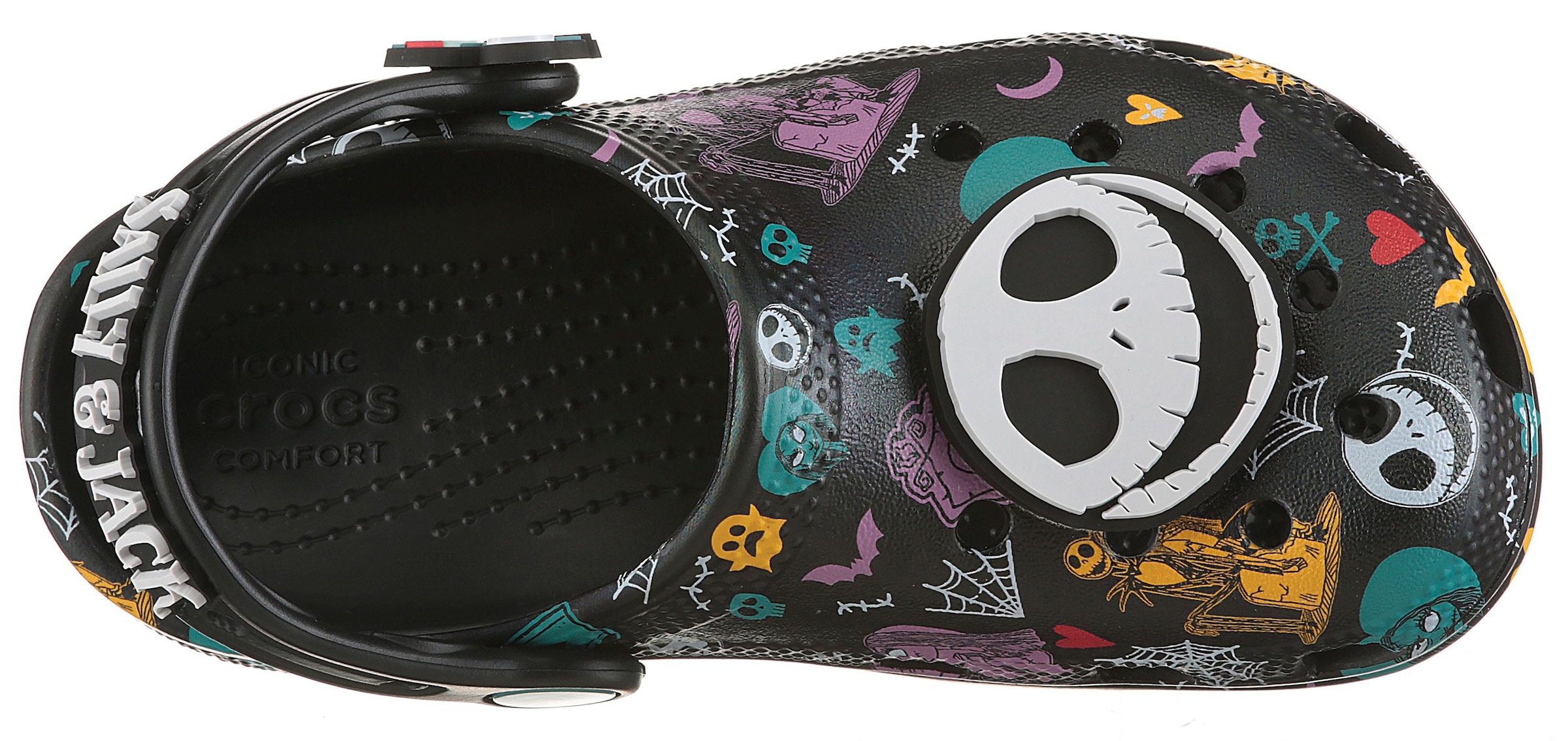 Crocs Clog »Nightmare Multi Classic Clog«, Hausschuh mit buntem Motiv