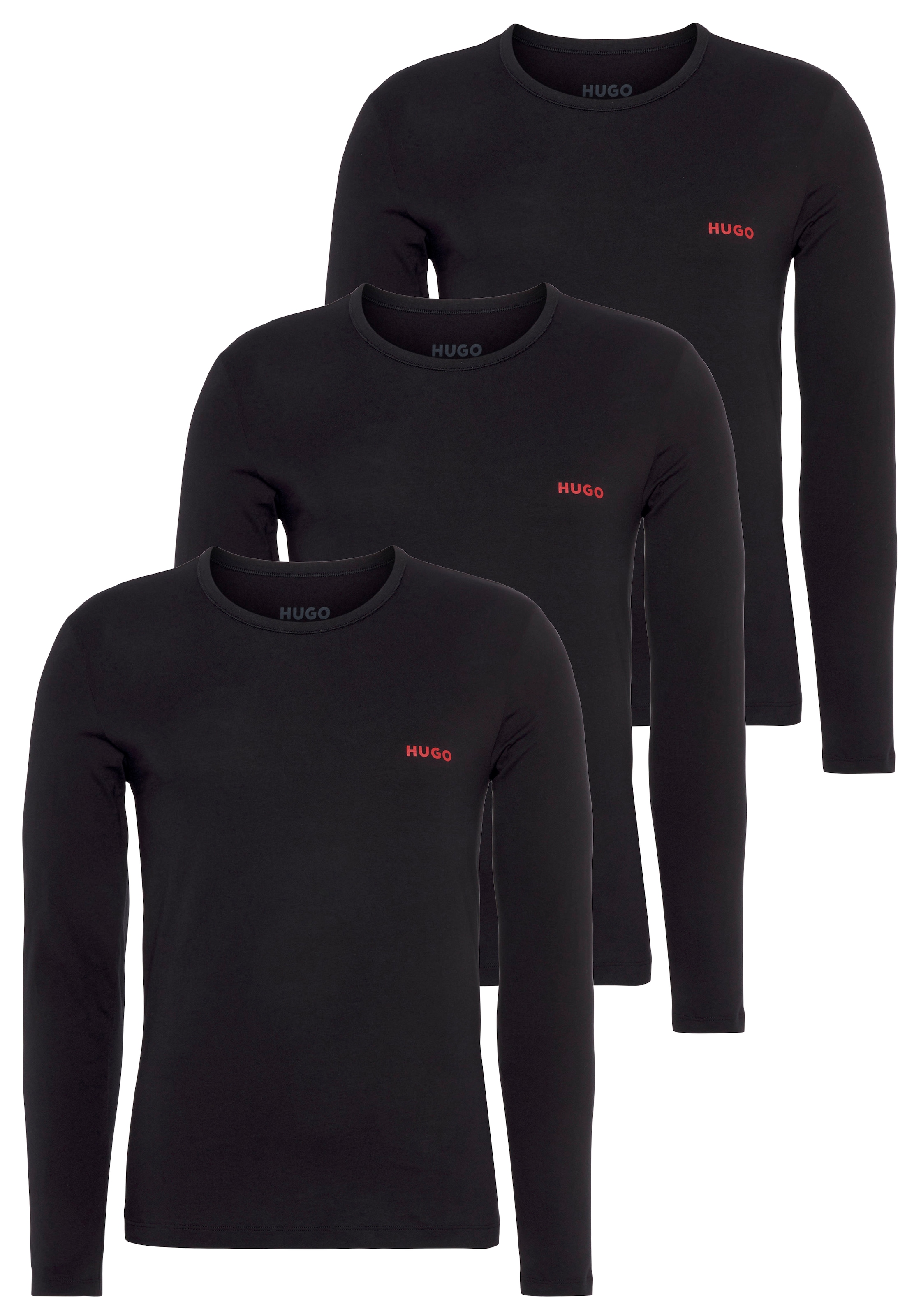 HUGO Underwear Langarmshirt "LS-SHIRT RN TRIPLET" günstig online kaufen