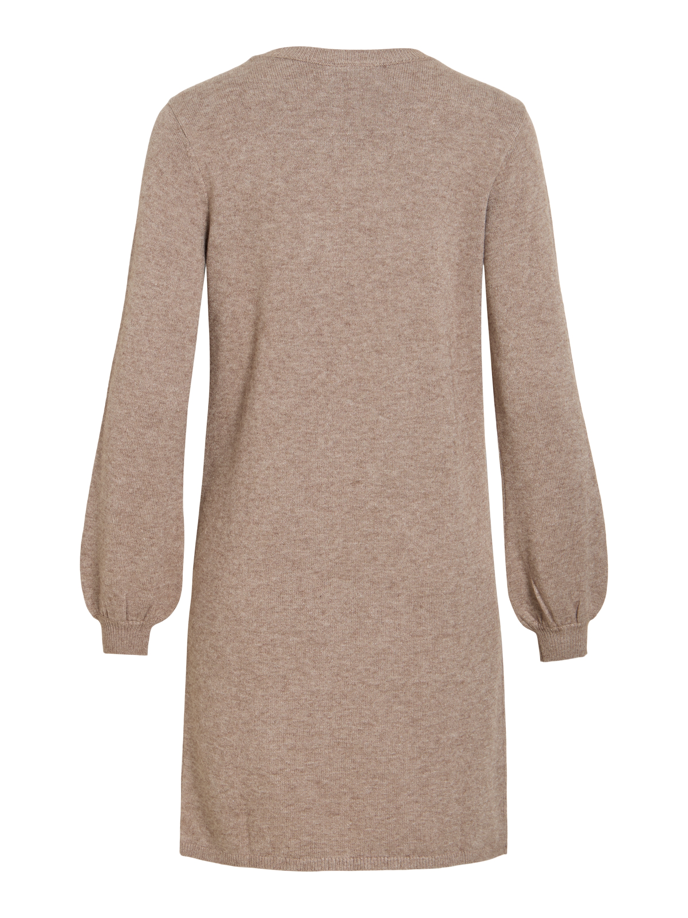 Vila Strickkleid »VIRIL L/S VOLUME SLEEVE KNIT DRESS-NOOS« Materialmix, normal geschnitten