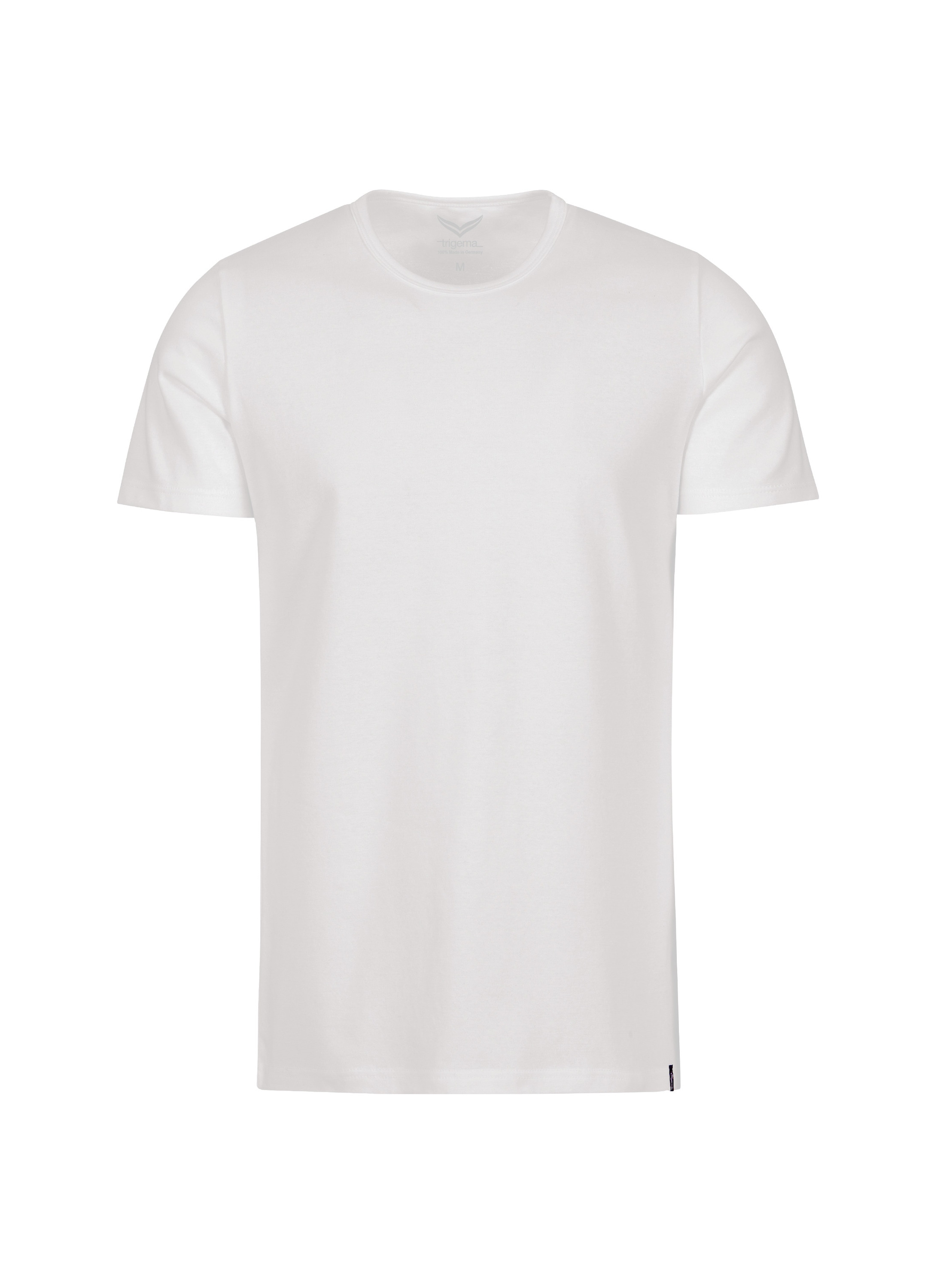 Trigema T-Shirt »TRIGEMA T-Shirt aus Baumwolle/Elastan« | BAUR