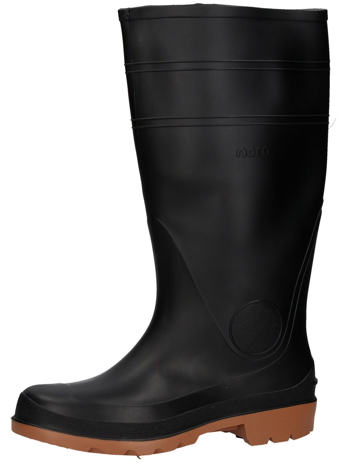 NORA Damen Gummistiefel "Regenstiefel Como", Gr. 42, schwarz, Obermaterial: 100% PVC PVC., Schuhe
