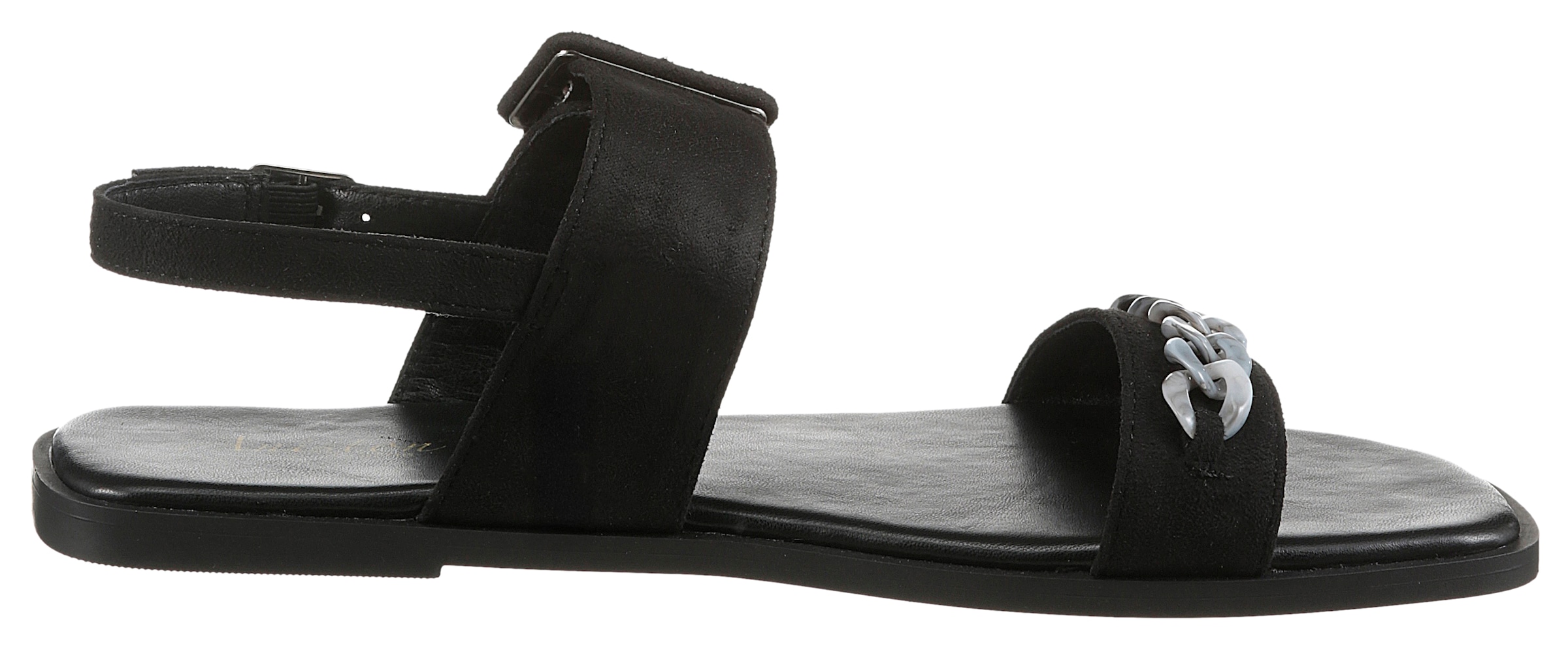 Aniston SHOES Riemchensandale, Sommerschuh, Sandalette, Zierkette - NEUE KOLLEKTION