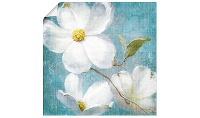 Wandbild »Vintage Blüte IV«, Blumen, (1 St.), als Leinwandbild, Poster in verschied....