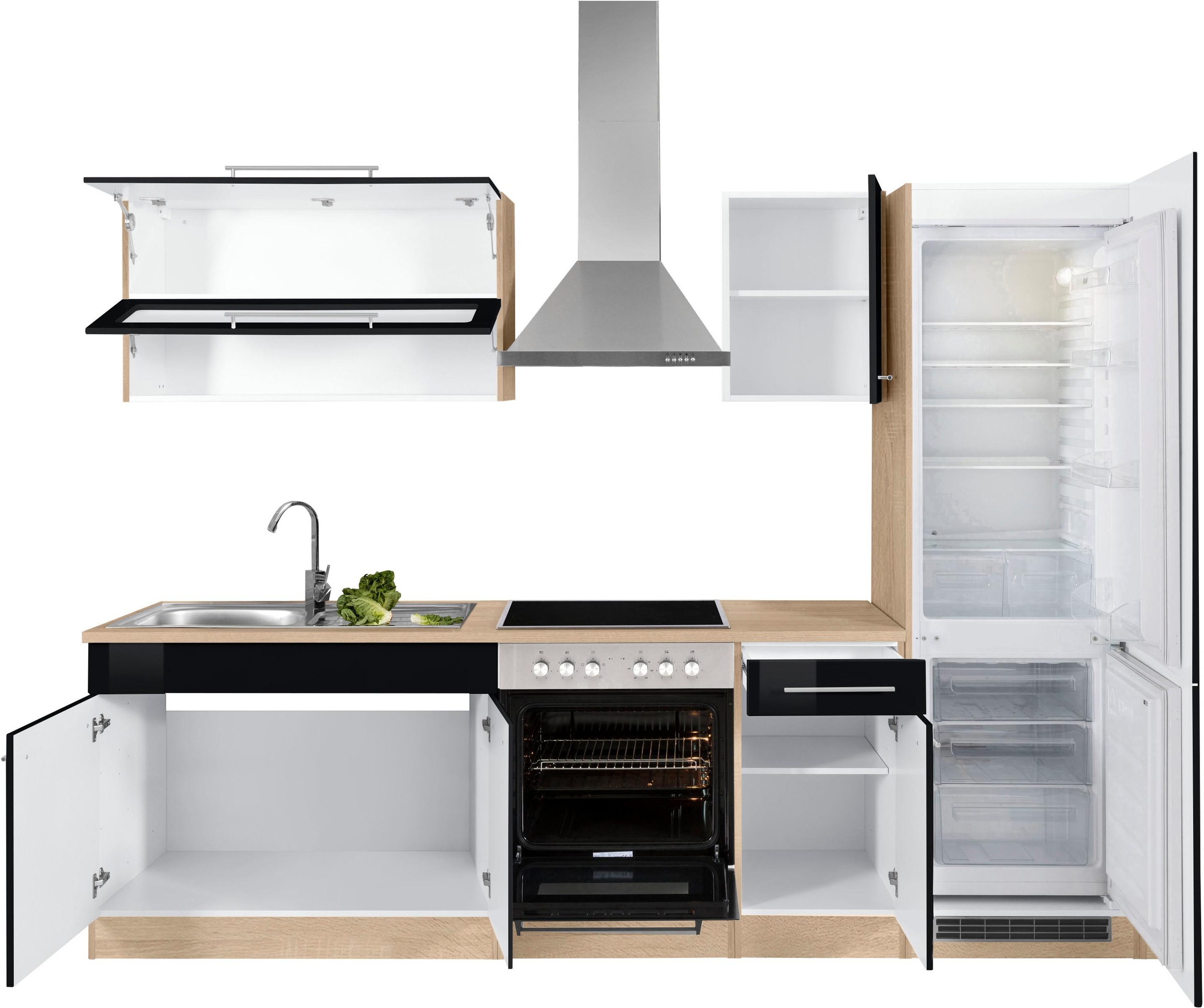 KOCHSTATION Küchenzeile »KS-Eton«, ohne E-Geräte, Breite 270 cm