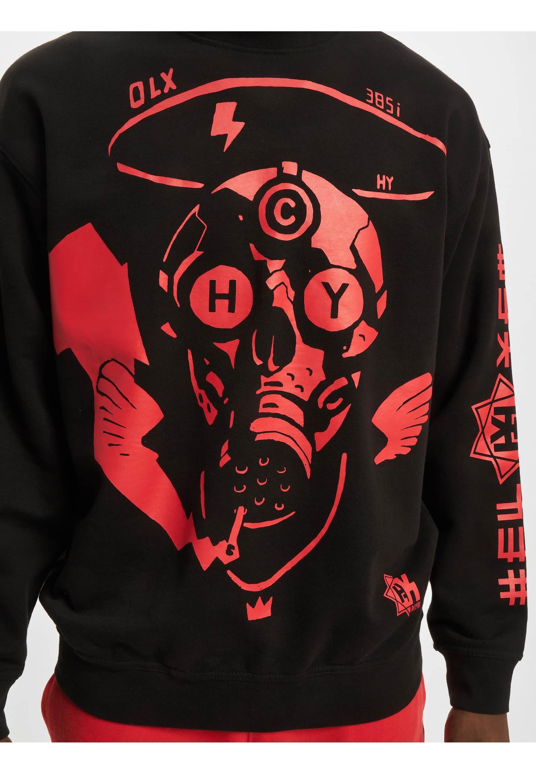 DEF Rundhalspullover »DEF Herren Skull Sweat Pants«, (1 tlg.)