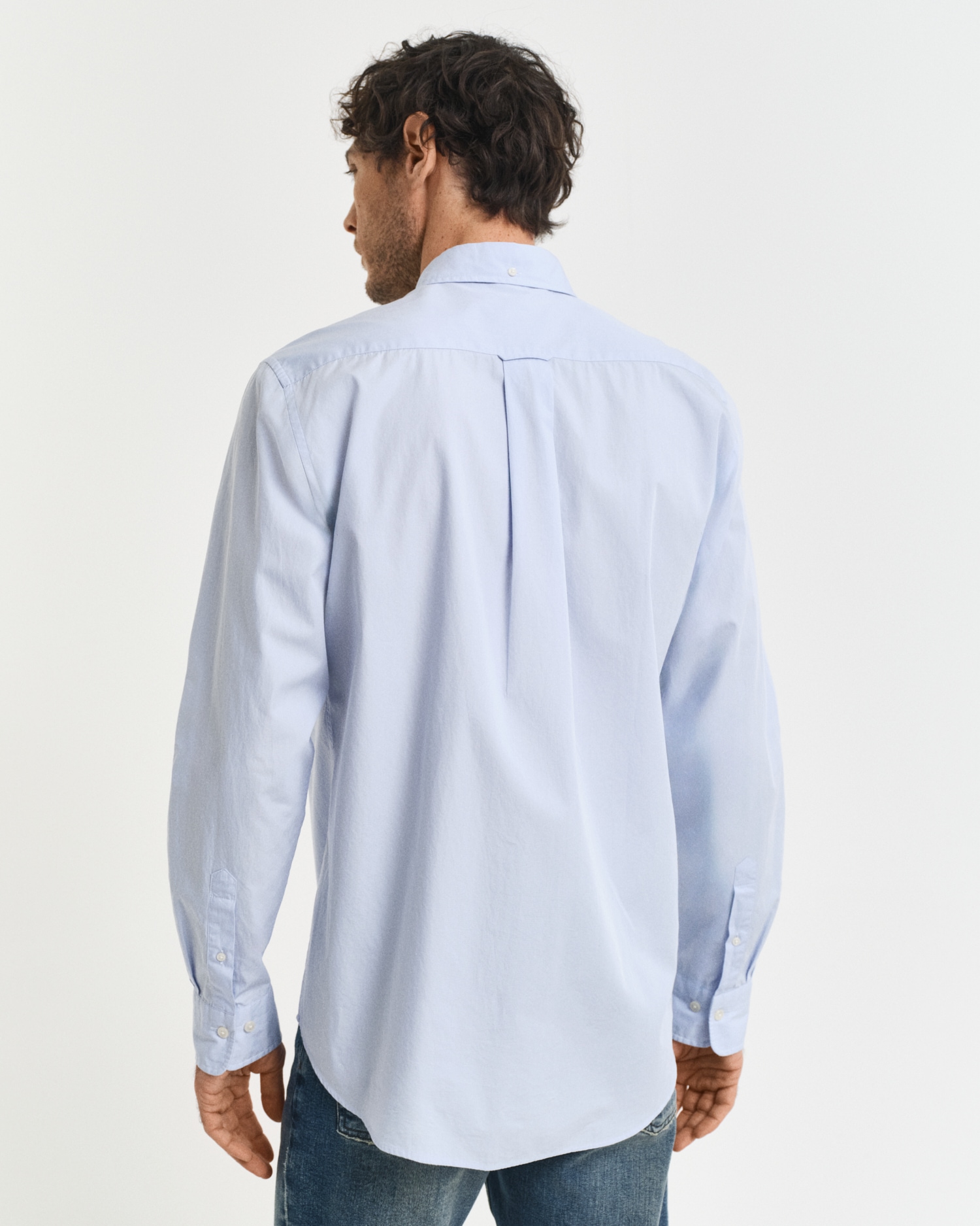 Gant Langarmhemd »Regular Fit Popeline Hemd leicht strapazierfähig pflegeleicht«, mit Label Stickerei auf der Brusttasche