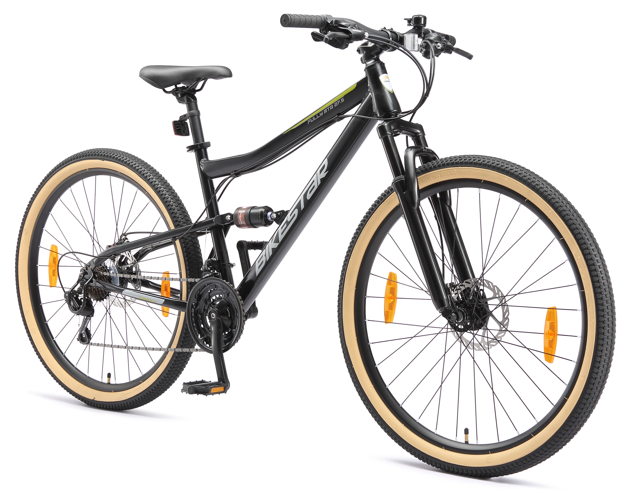 Bikestar Mountainbike 21 Gang Shimano RD-TY300 Schaltwerk Kettenschaltung für Damen und Herren, Kettenschaltung