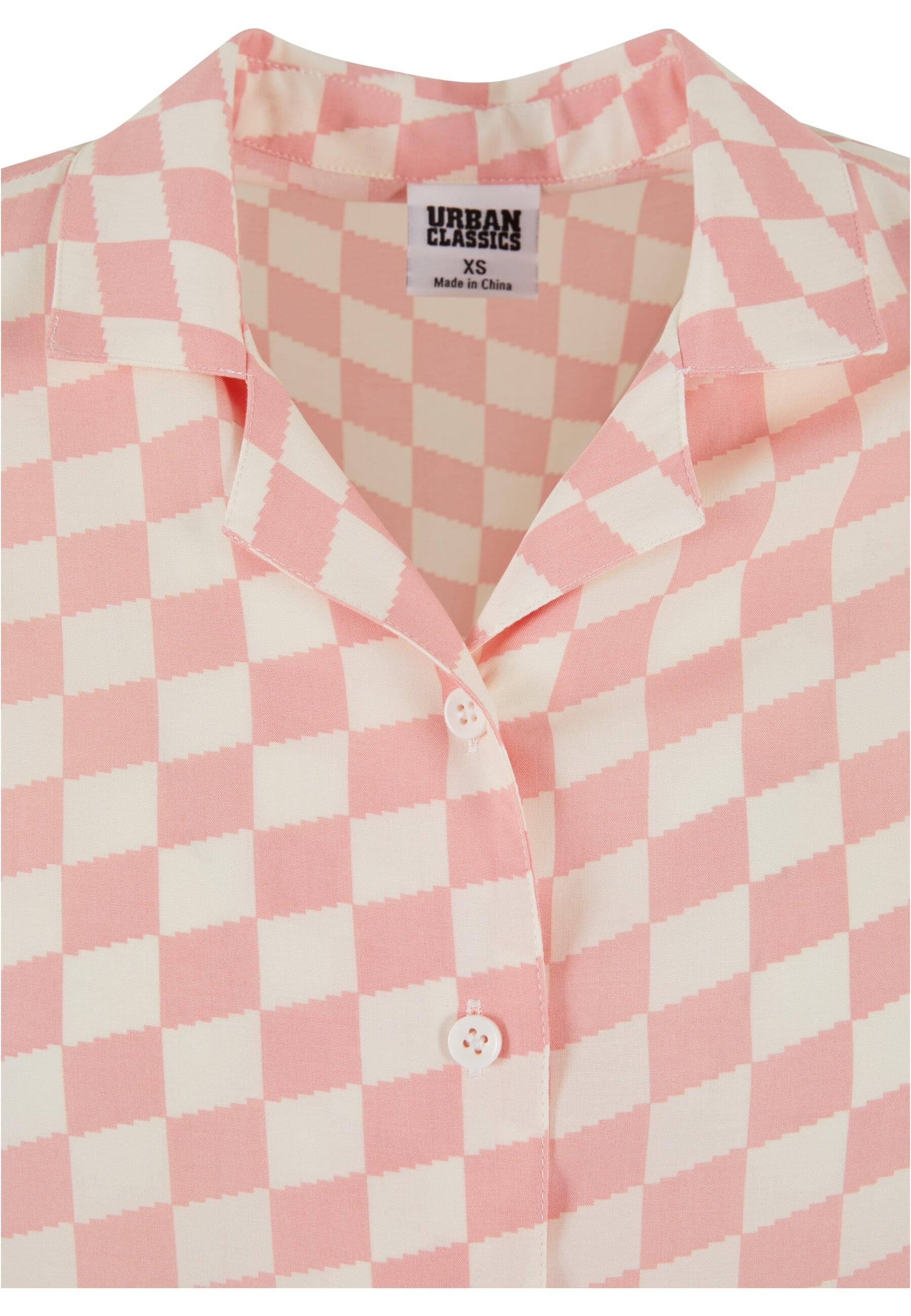 URBAN CLASSICS T-Shirt »Urban Classics Damen Ladies Resort Shirt«, (1 tlg.)