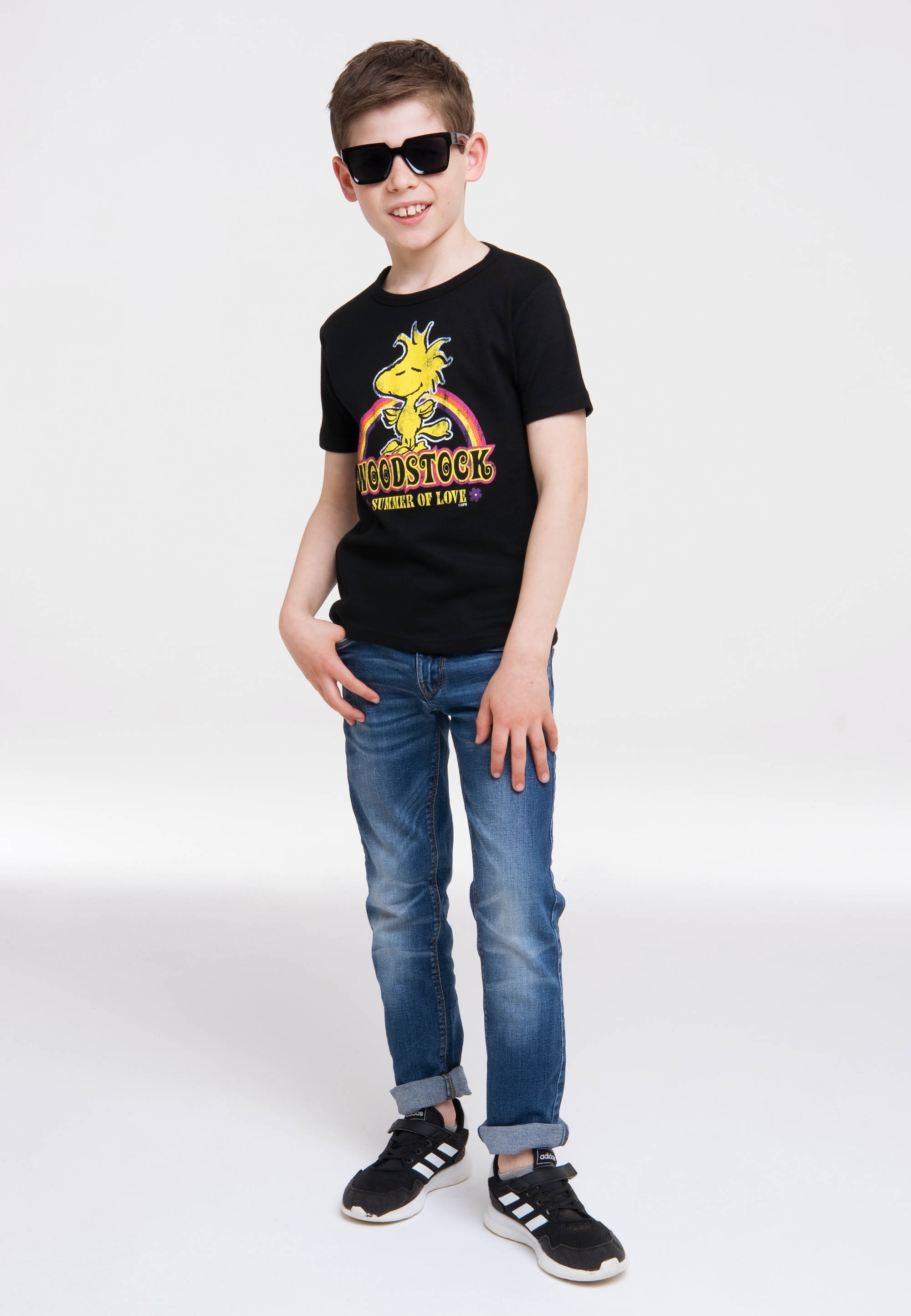 LOGOSHIRT T-Shirt »Woodstock«, mit süßem Frontprint