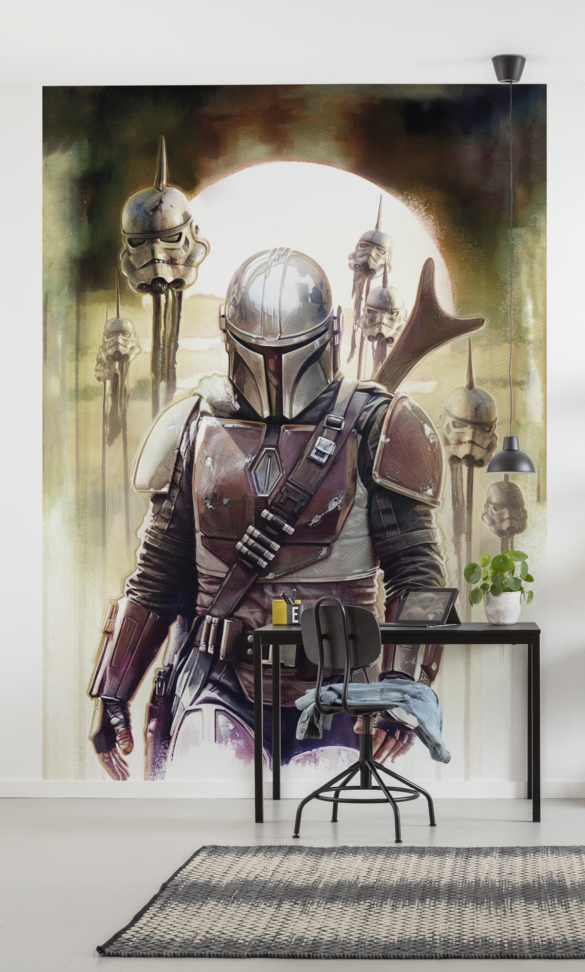 Komar Vliestapete »Star Wars The Mandalorian Big Impaler«, 200x280 cm (Breite x Höhe)