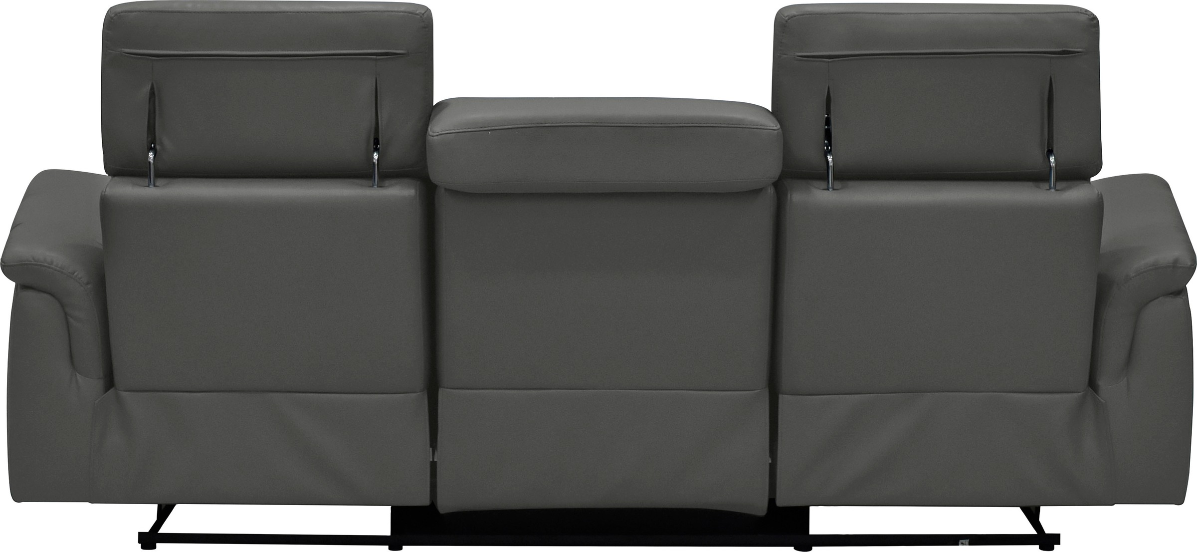 Places of Style 3-Sitzer »Pareli 229cm, manuelle u. elektr. Relaxfunktion in 2 Sitzen«, USB, KT-Verstellung, LED Beleuchtung, in Echtleder, Kunstleder, Web