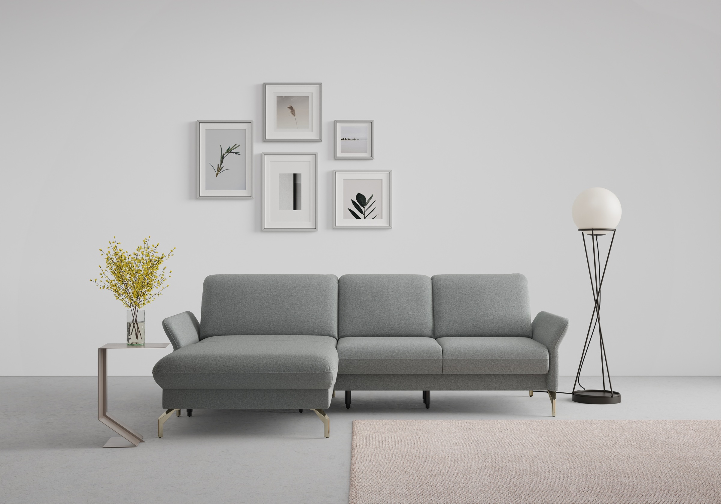sit&more Ecksofa "Fashion L-Form", wahlweise mit Kopfteilverstellung, Vorzi günstig online kaufen