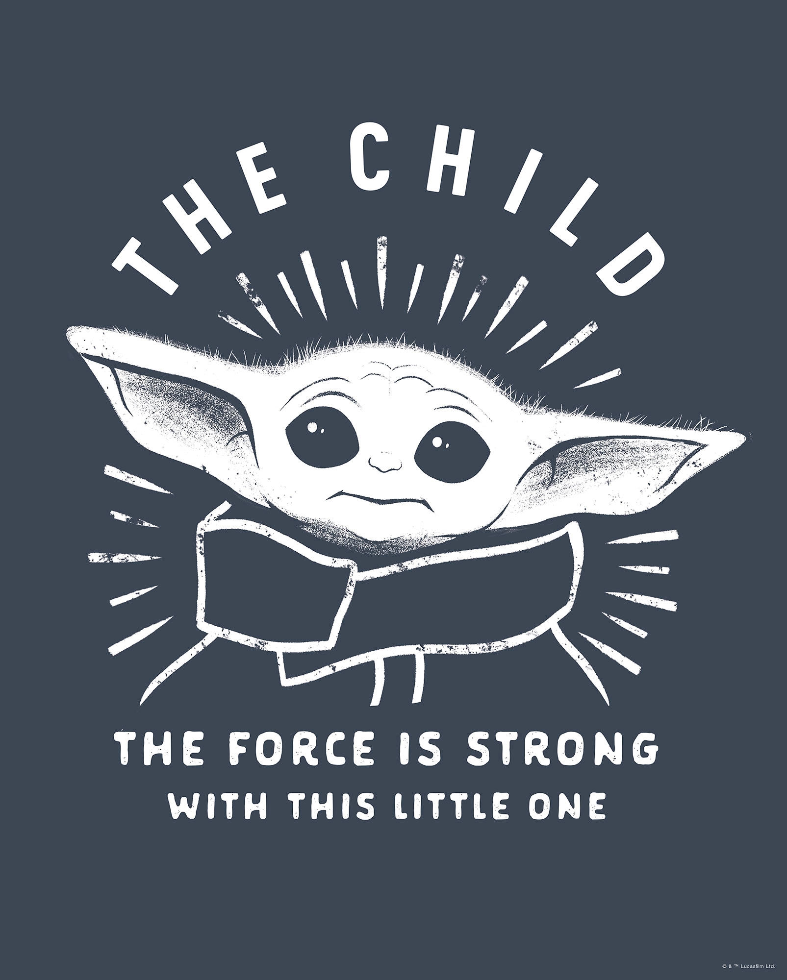 Komar Bild "Mandalorian The Child Iconic" Disney  Star Wars 1 Stk. tlg. Wan günstig online kaufen
