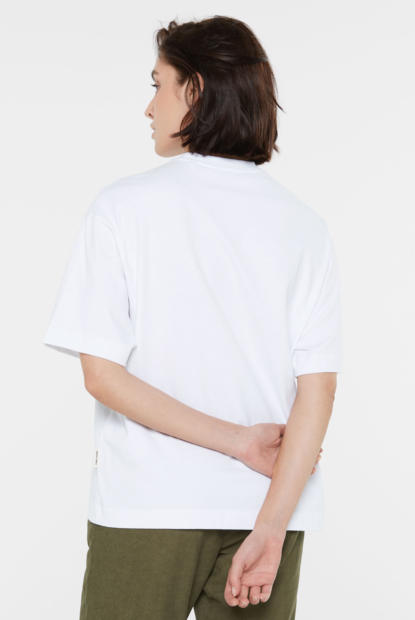 SENSES.THE LABEL Rundhalsshirt, aus Baumwolle