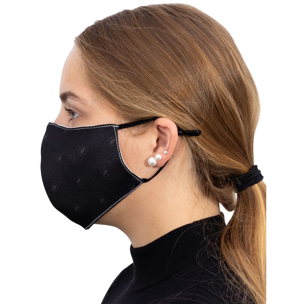 Terrax Workwear Community-Maske »TERRAX«, (Packung, 10 St.), schwarz, waschbar
