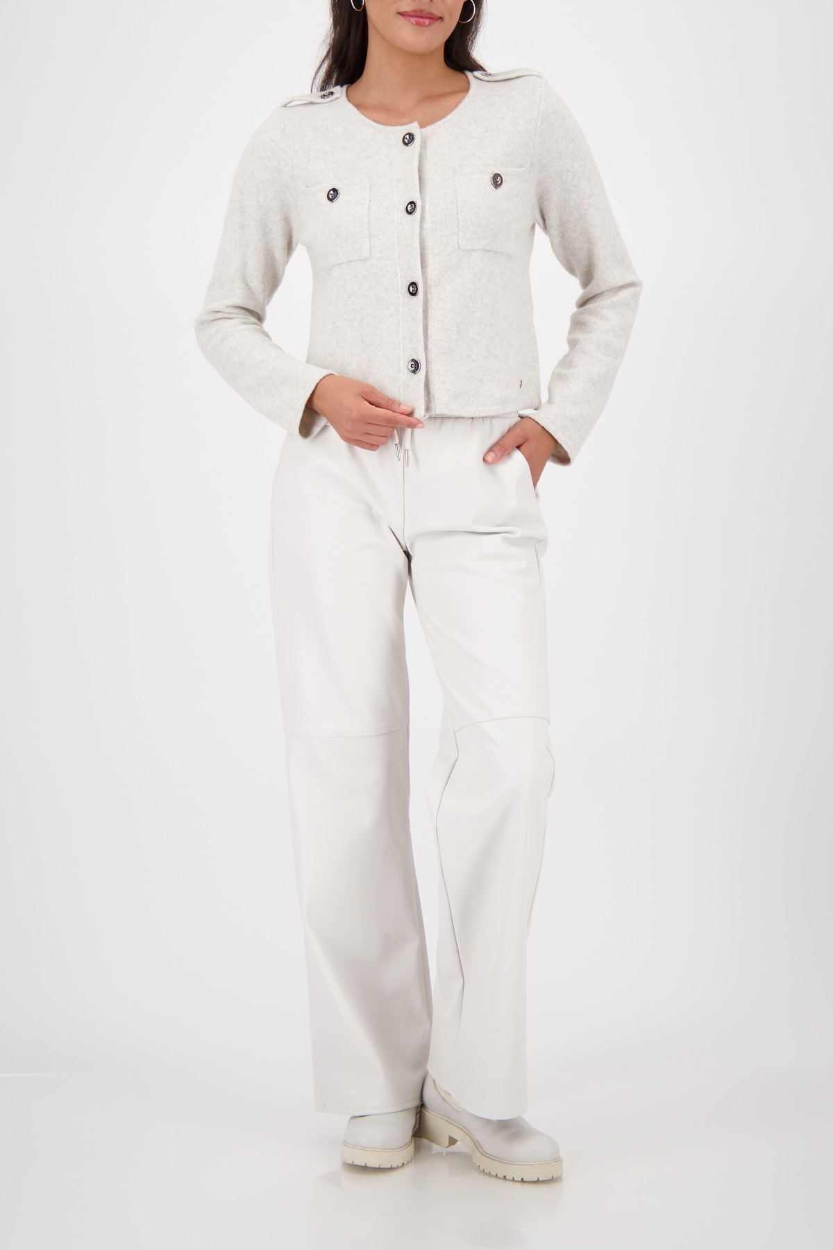 Monari Strickjacke »Jacke Strickjacke Tasche«