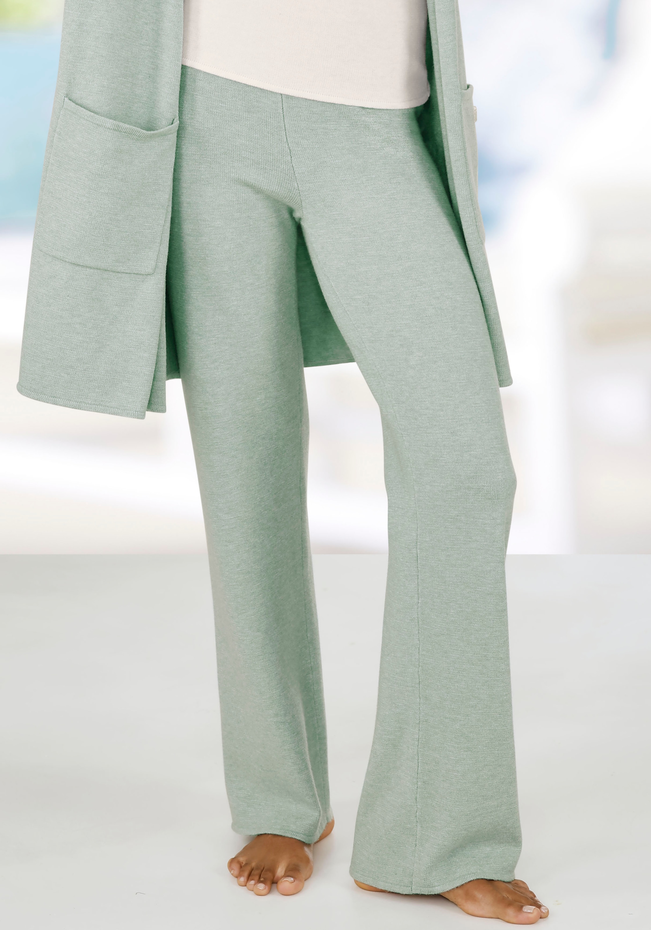 LASCANA Strickhose lässig aus hochwertigem Strick, Loungewear günstig online kaufen