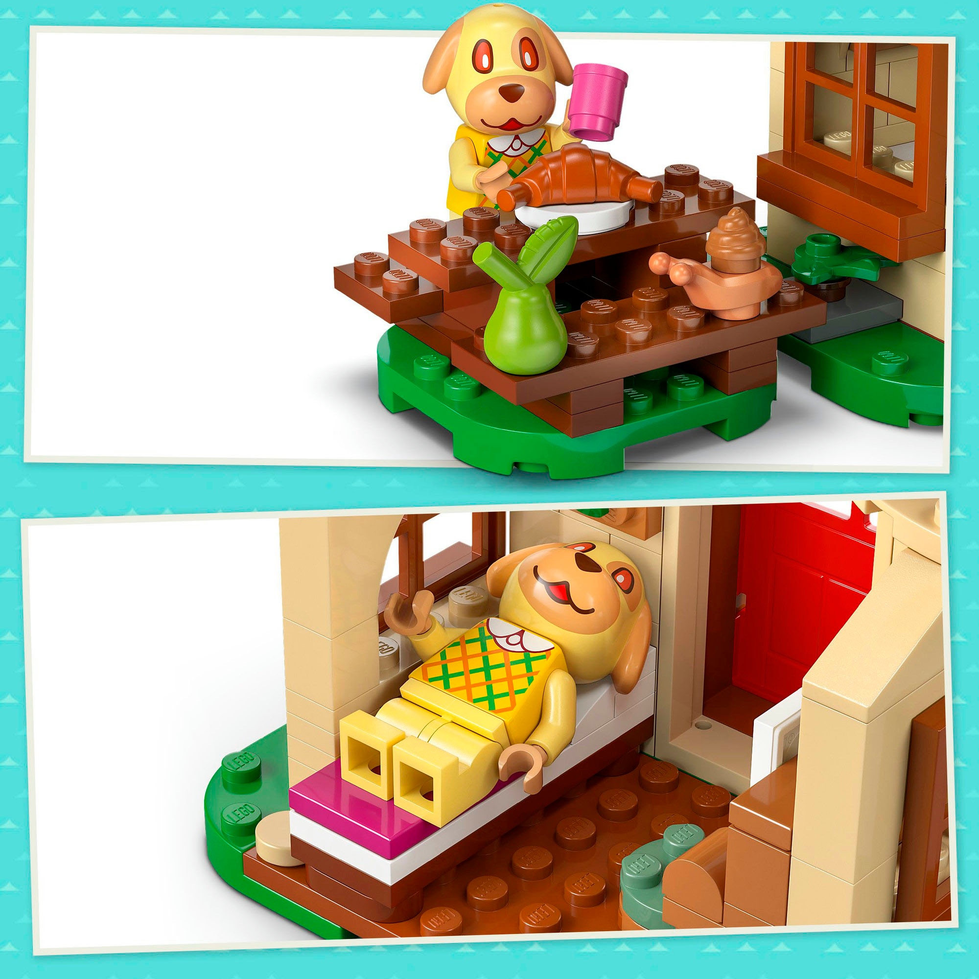 LEGO® Konstruktionsspielsteine »Bienchens gemütliches Haus (77058), LEGO Animal Crossing«, (149 St.), Made in Europe