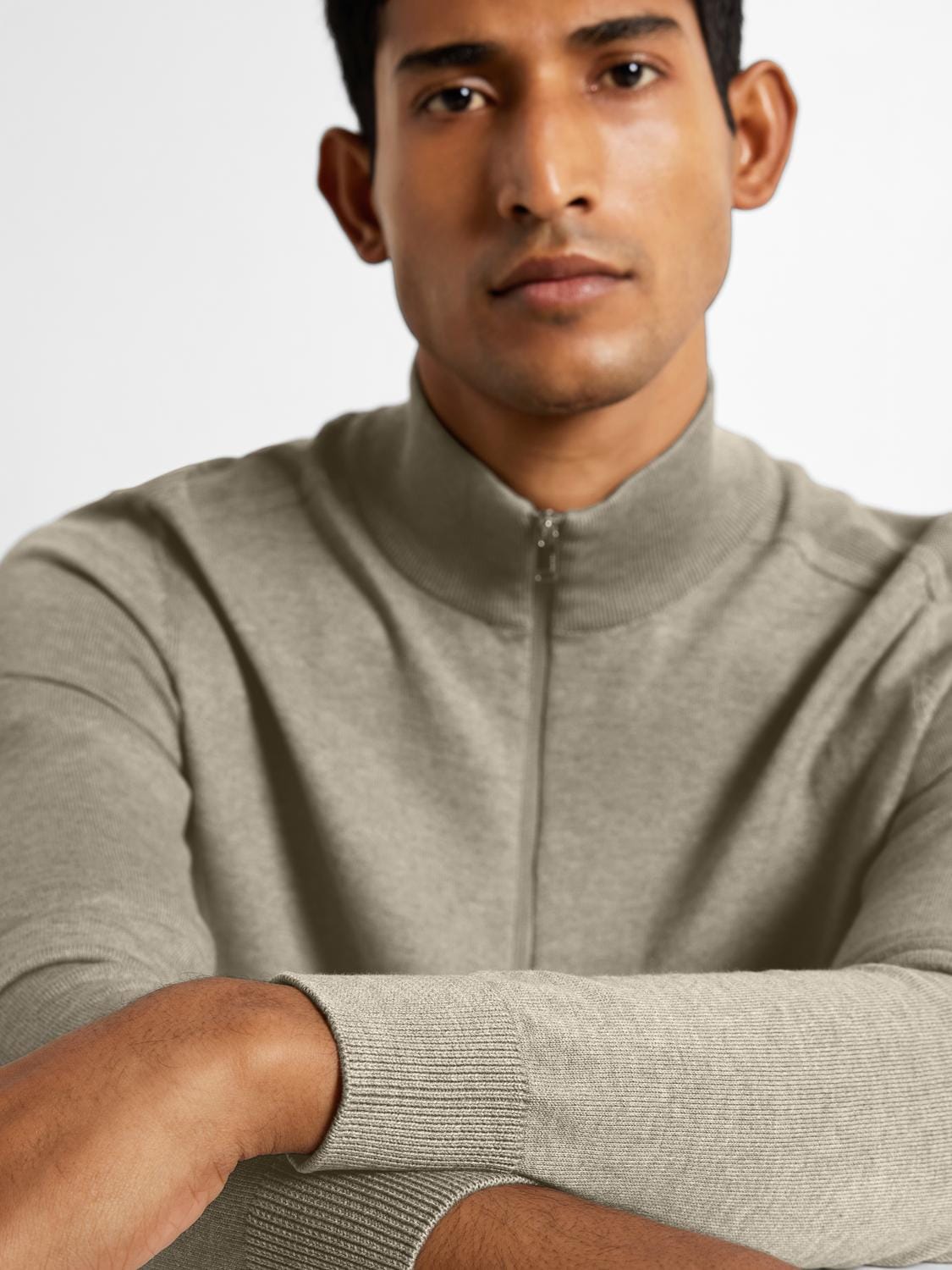 SELECTED HOMME Troyer »SLHBERG HALF ZIP CARDIGAN NOOS«