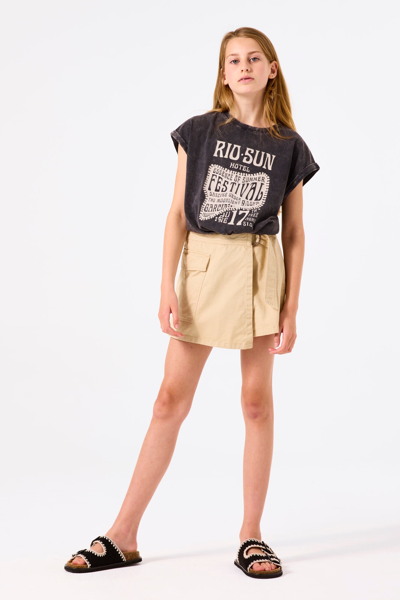 Garcia T-Shirt, mit verwaschenem Look for GIRLS
