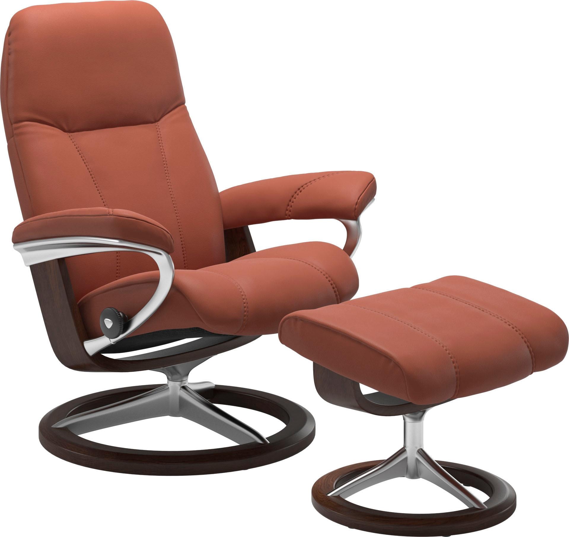 Stressless® Relaxsessel »Consul«, (Set, Eiche Relaxsessel Größe Hocker, Signature Base, Hocker), Gestell mit kaufen mit BAUR S, mit 