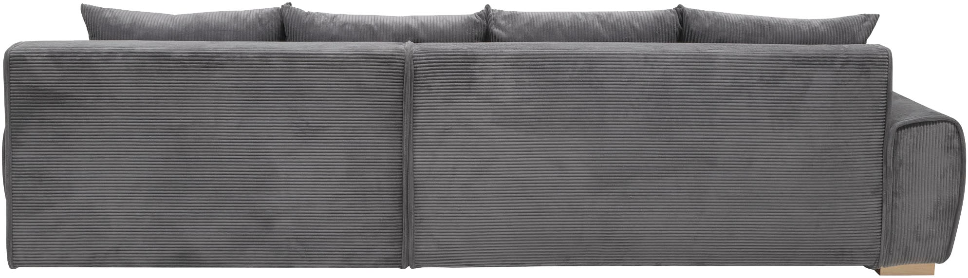 Home affaire Ecksofa »Cara Mia«, Cord Bezug, inkl. Schlaffunktion und Stauraum