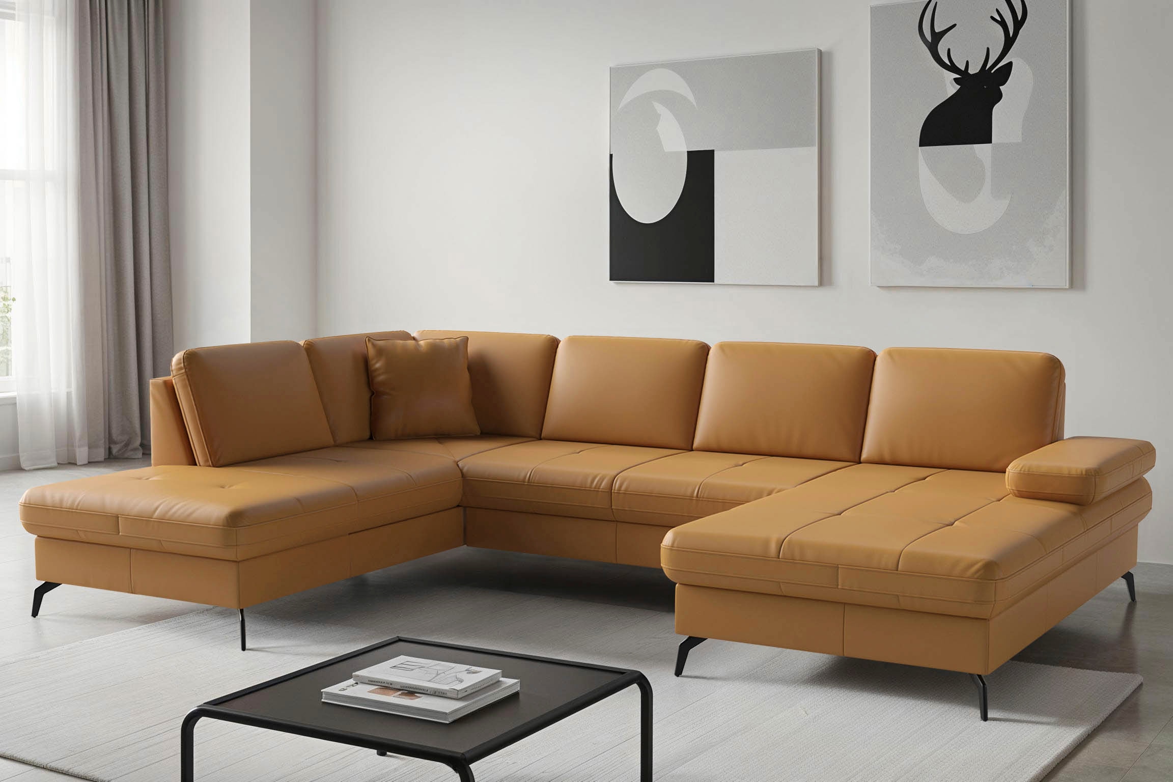 sit&more Wohnlandschaft "Morris Jubi, Breite 300 cm" mit Armteilfunktion, optional mit Schlaffunktion