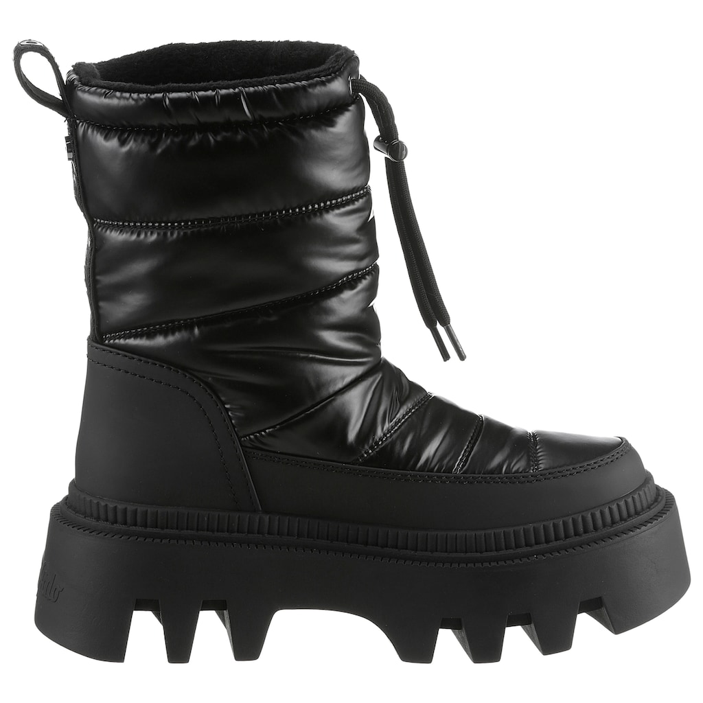 Buffalo Winterboots »FLORA PUFFER BOOT«, mit Schnürung am Schaft