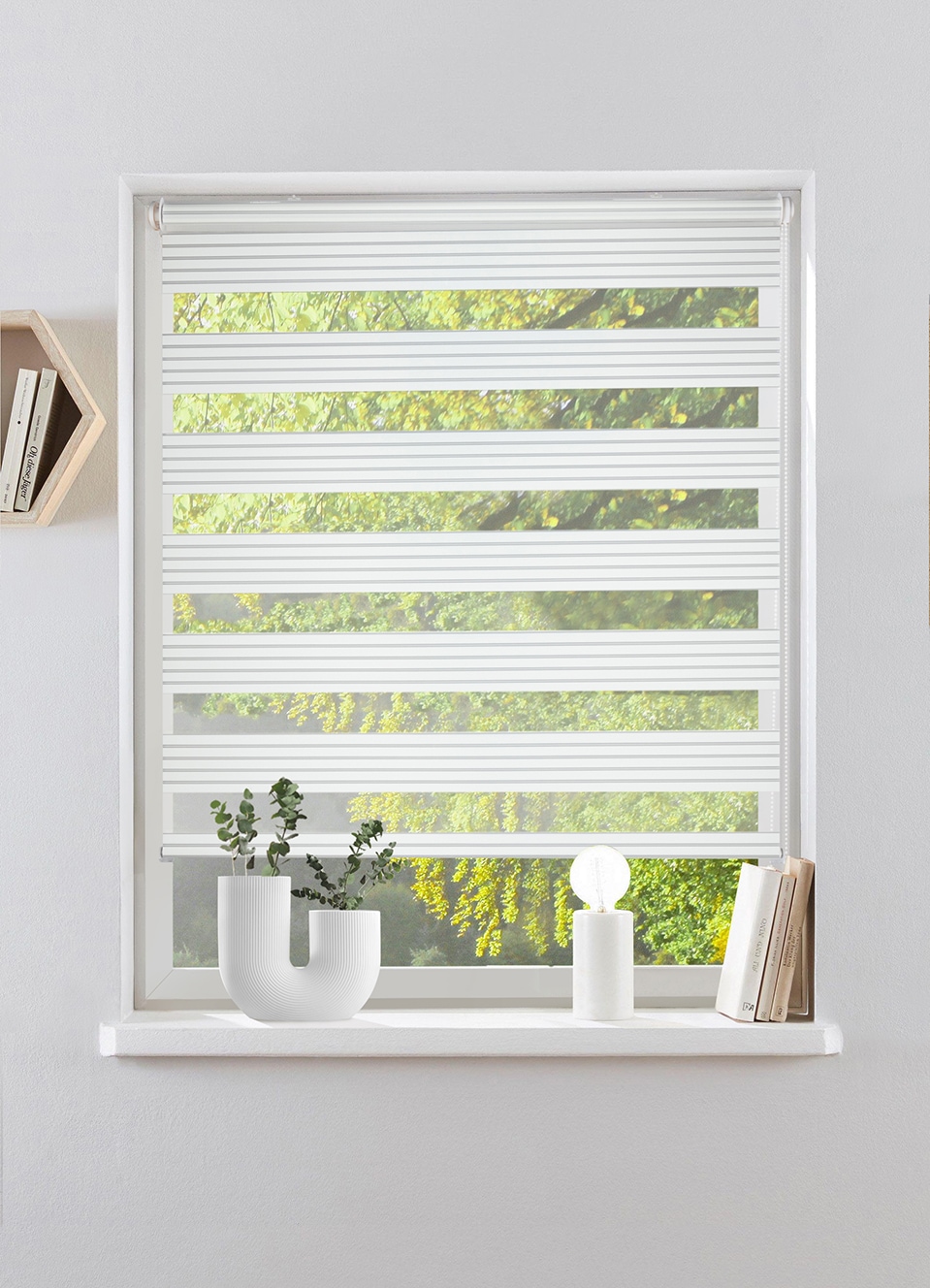 OTTO home Doppelrollo "TIMELI" Lichtschutz Sichtschutz ohne Bohren freihäng günstig online kaufen